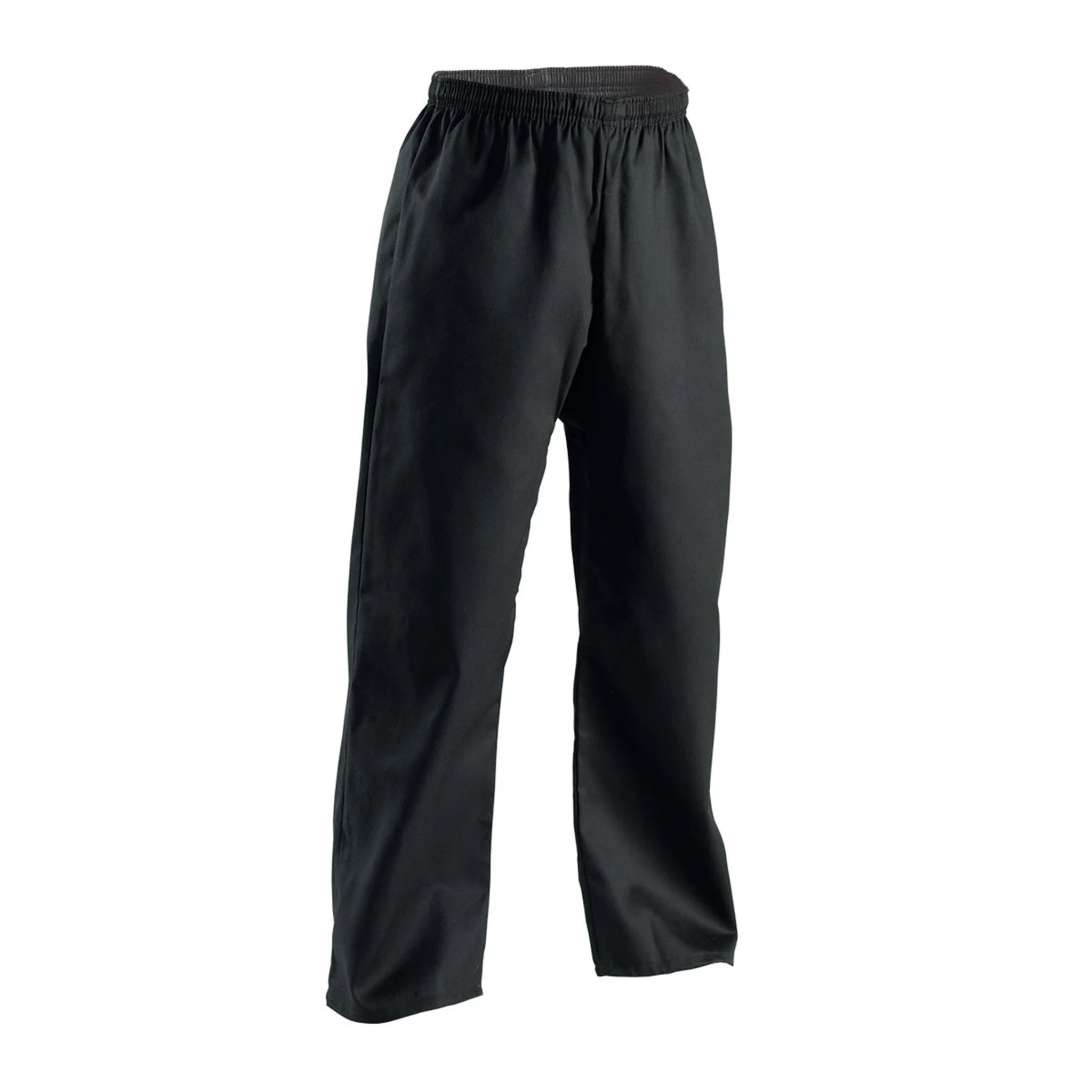 8 oz. Plain Black Light Weight Karate Uniform - Image 3
