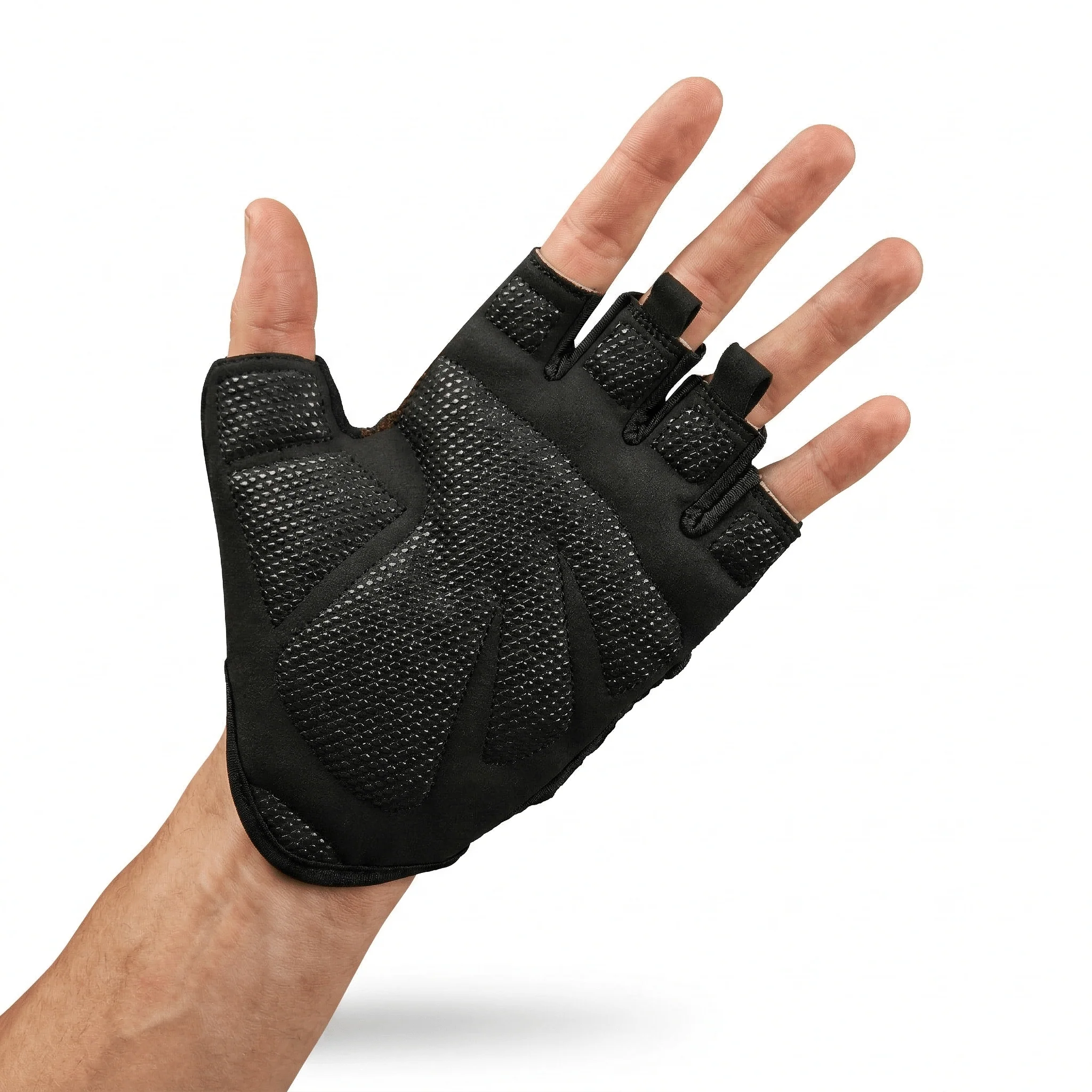 Aero-Mesh Olive Weightlifting Gloves - Image 4