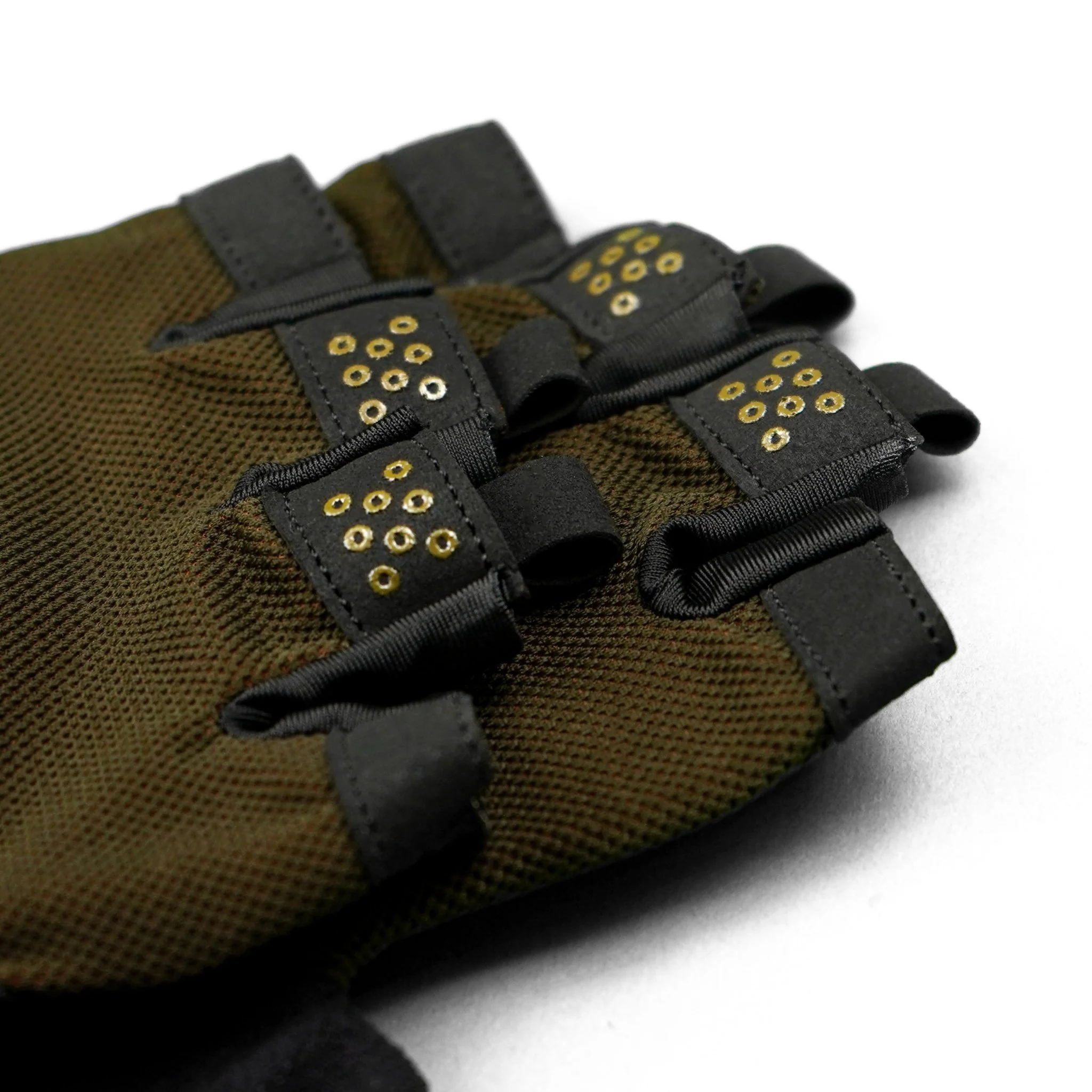 Aero-Mesh Olive Weightlifting Gloves - Image 9