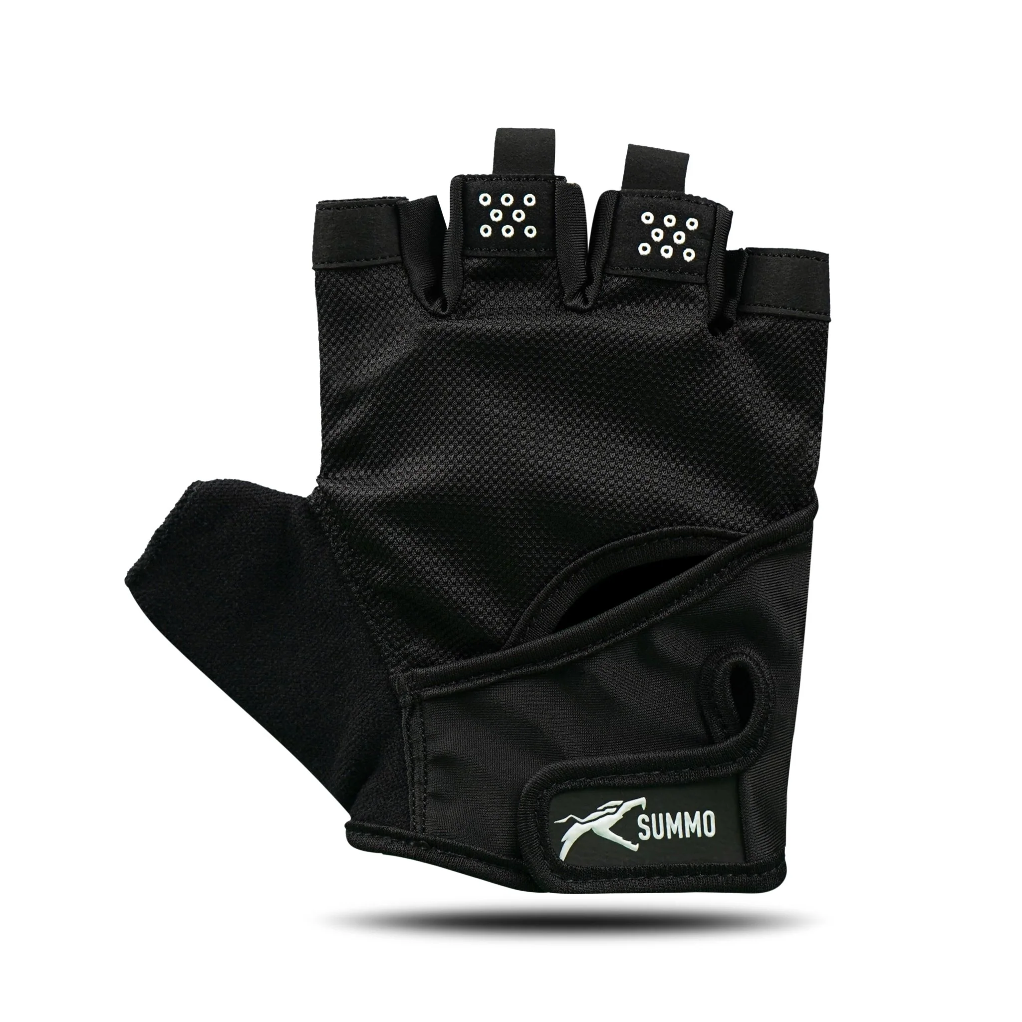 Aero-Mesh Stealth Black Weightlifting Gloves - Image 3