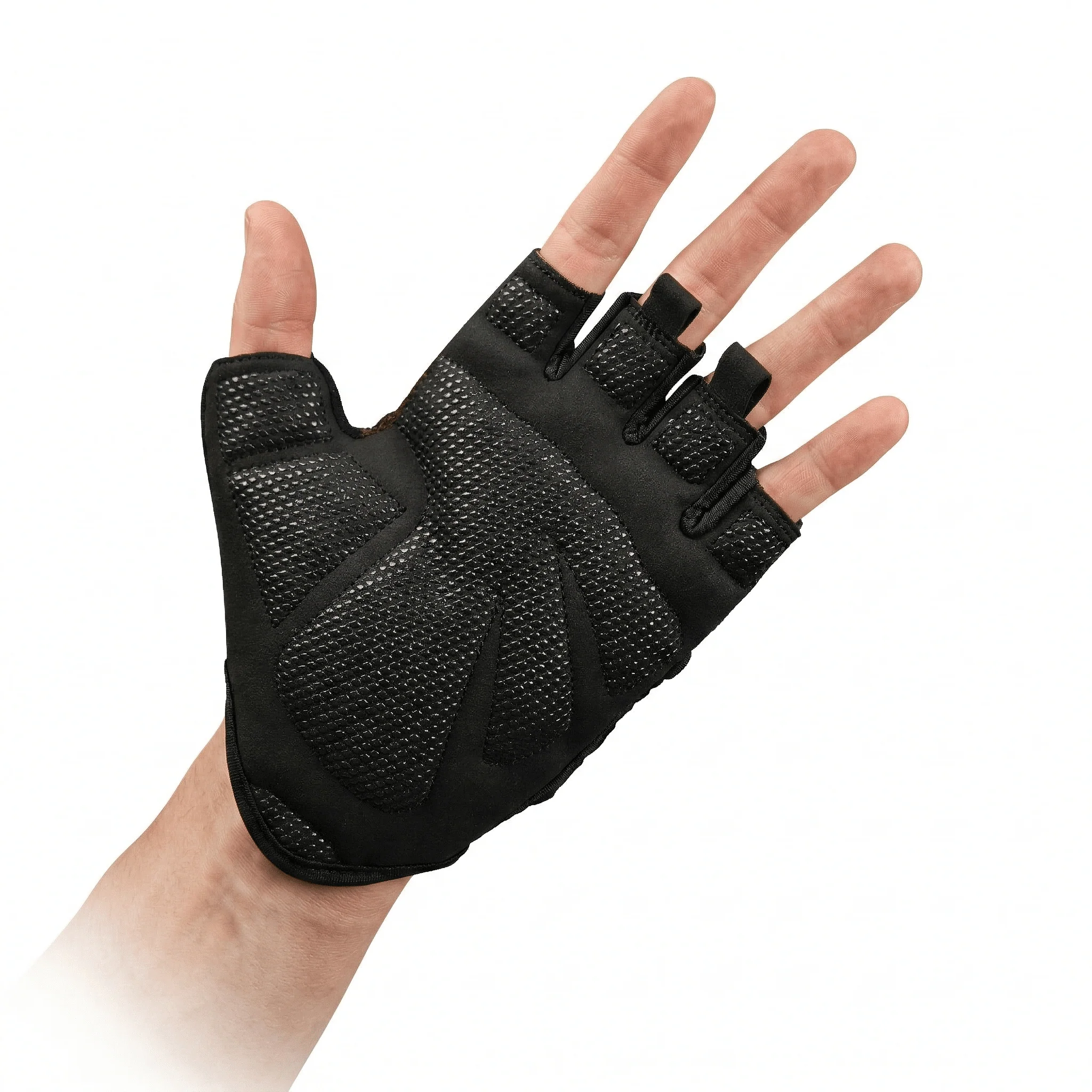Aero-Mesh Stealth Black Weightlifting Gloves - Image 5