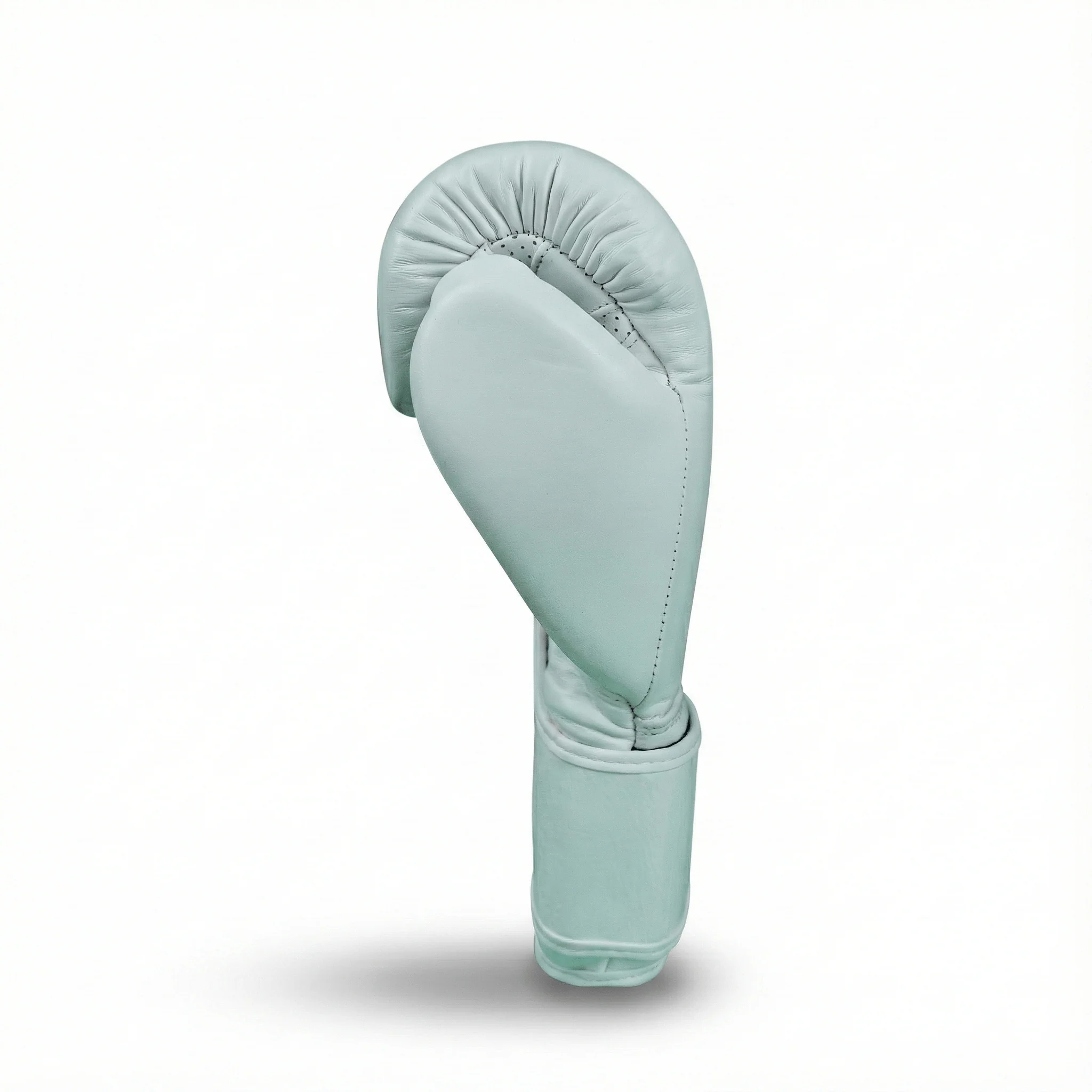 Basic White Genuine Leather Boxing Gloves - Image 5