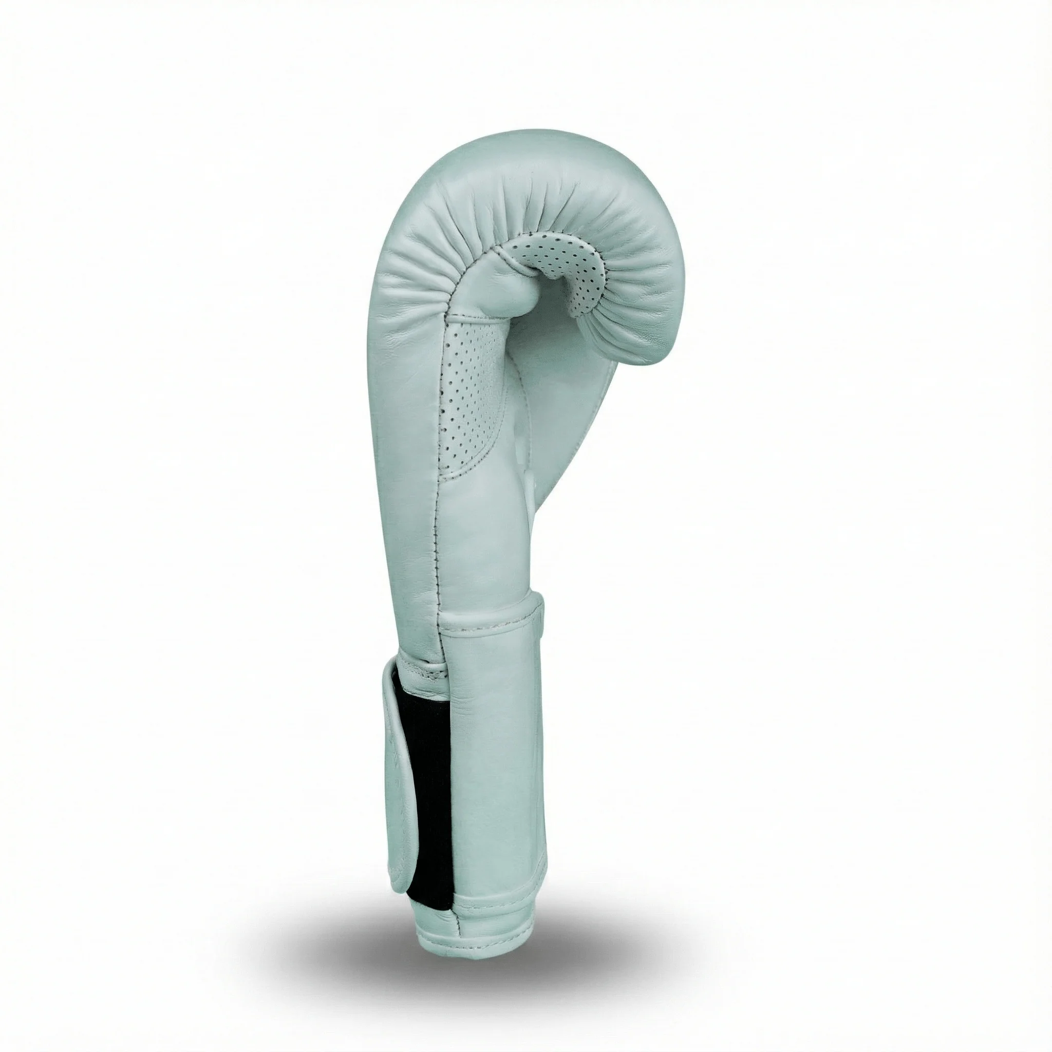 Basic White Genuine Leather Boxing Gloves - Image 6