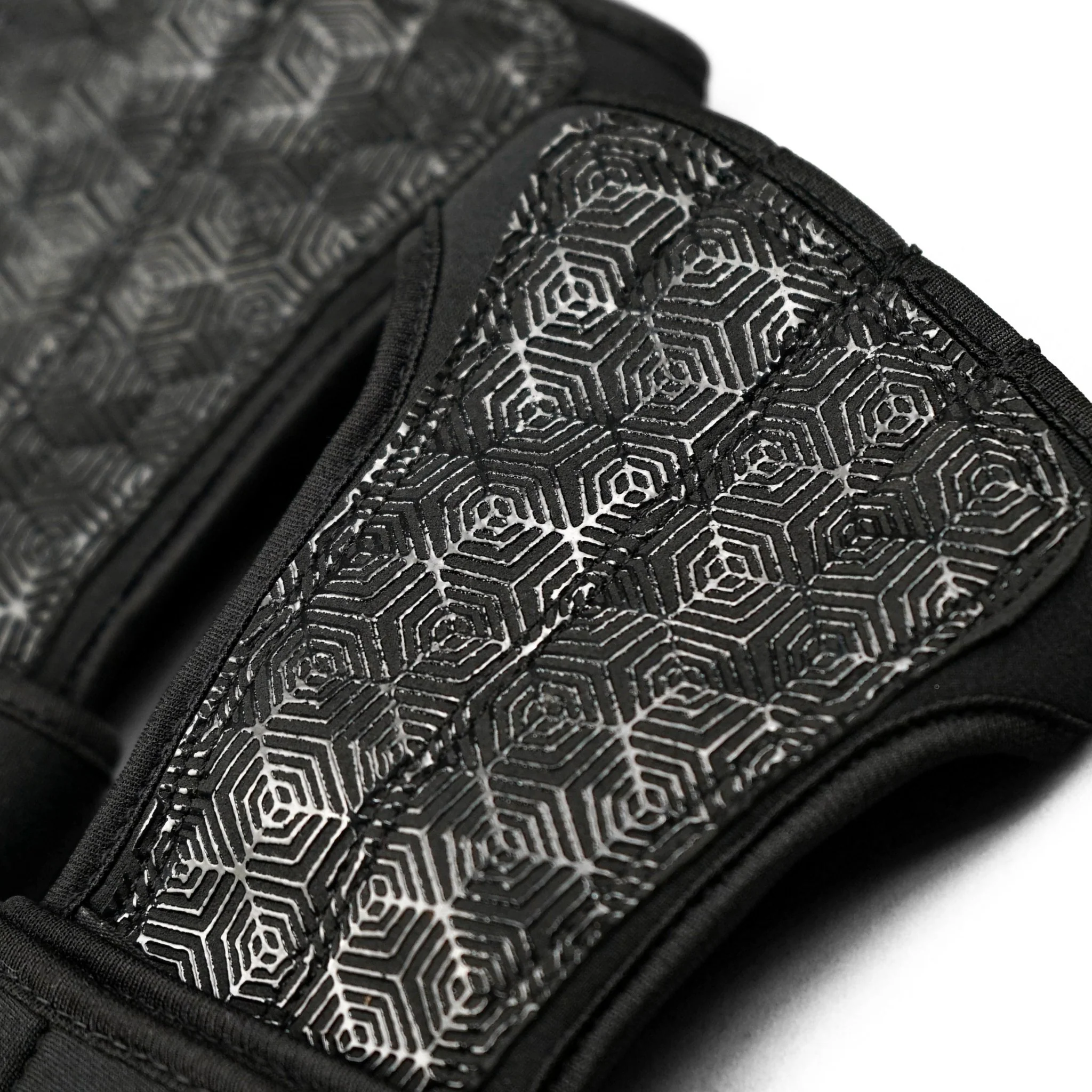 Black Hex-Traction Weightlifting Grips - Image 4