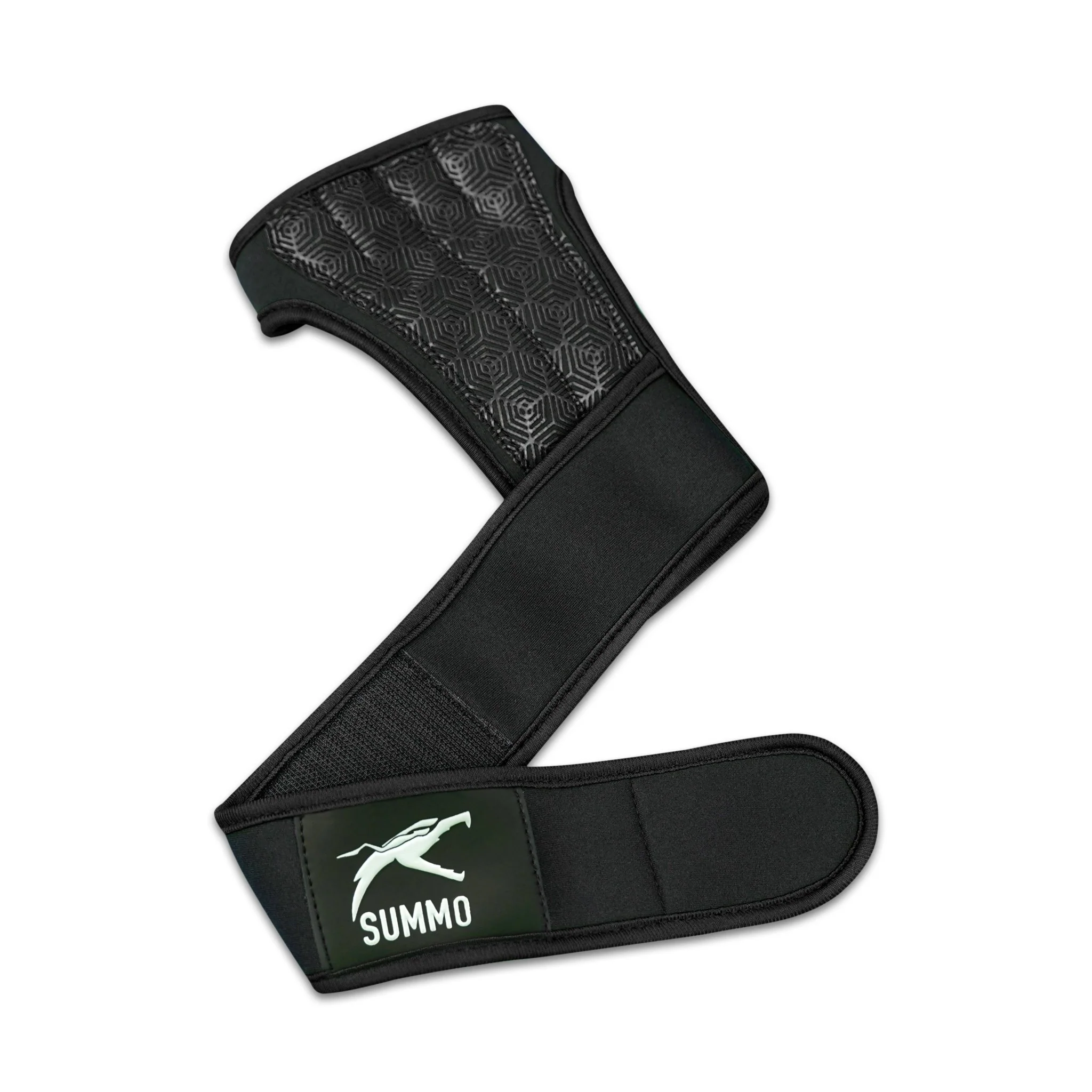 Black Hex-Traction Weightlifting Grips - Image 6
