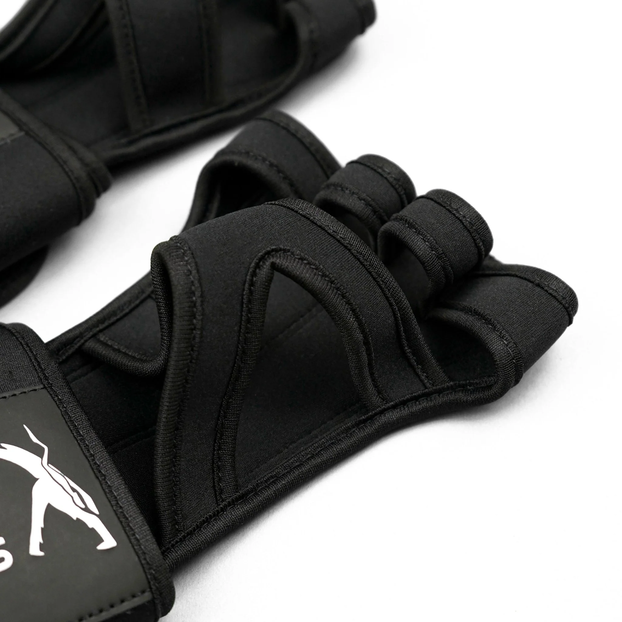 Black Hex-Traction Weightlifting Grips - Image 9