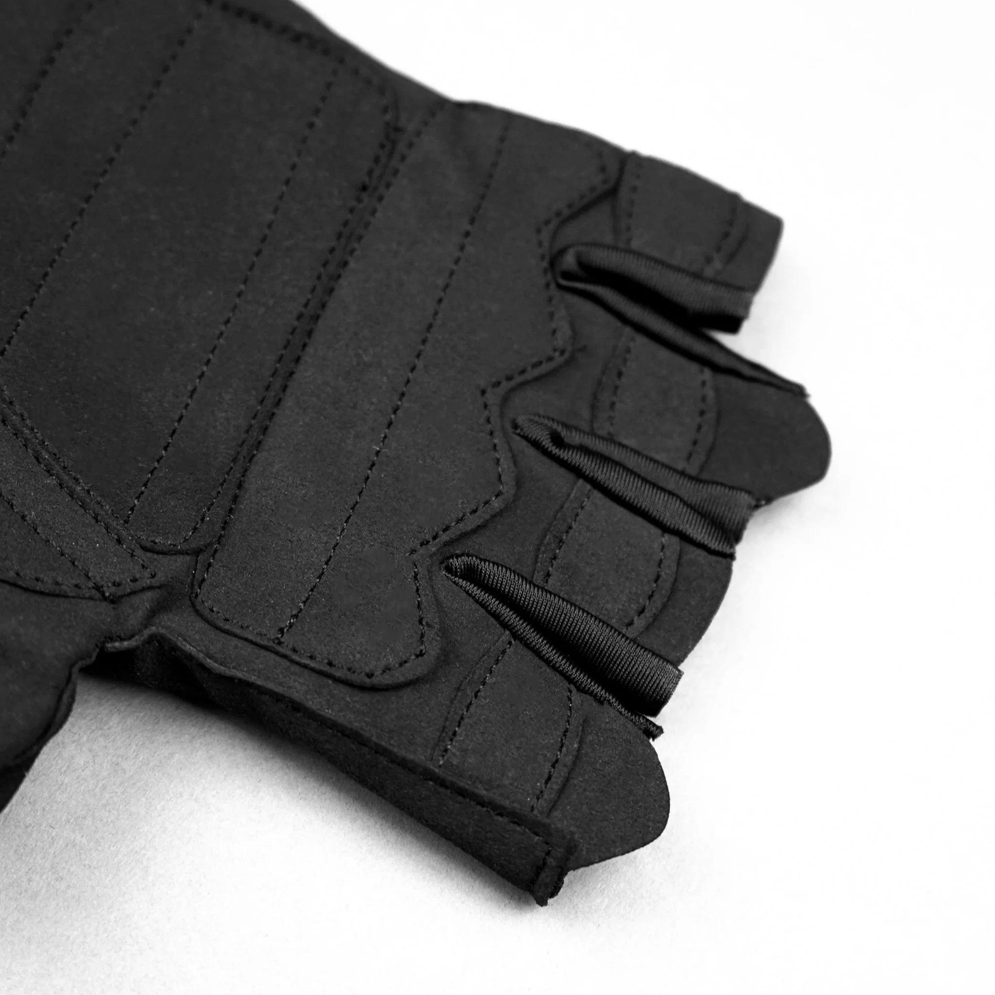 Black Suede Palm Weightlifting Gym Gloves - Image 5