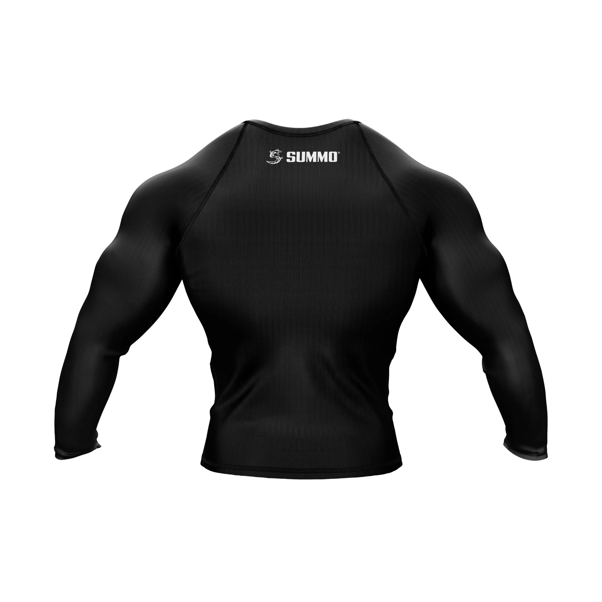 Black with Black Sleeves Ranked Rashguard - Image 3