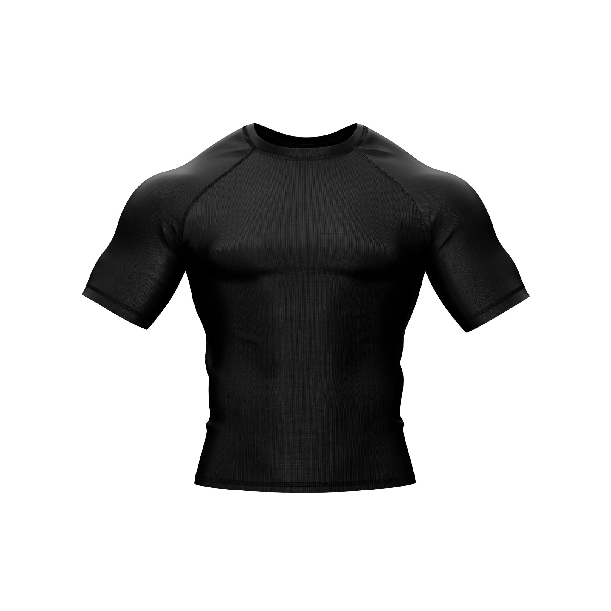 Black with Black Sleeves Ranked Rashguard - Image 4