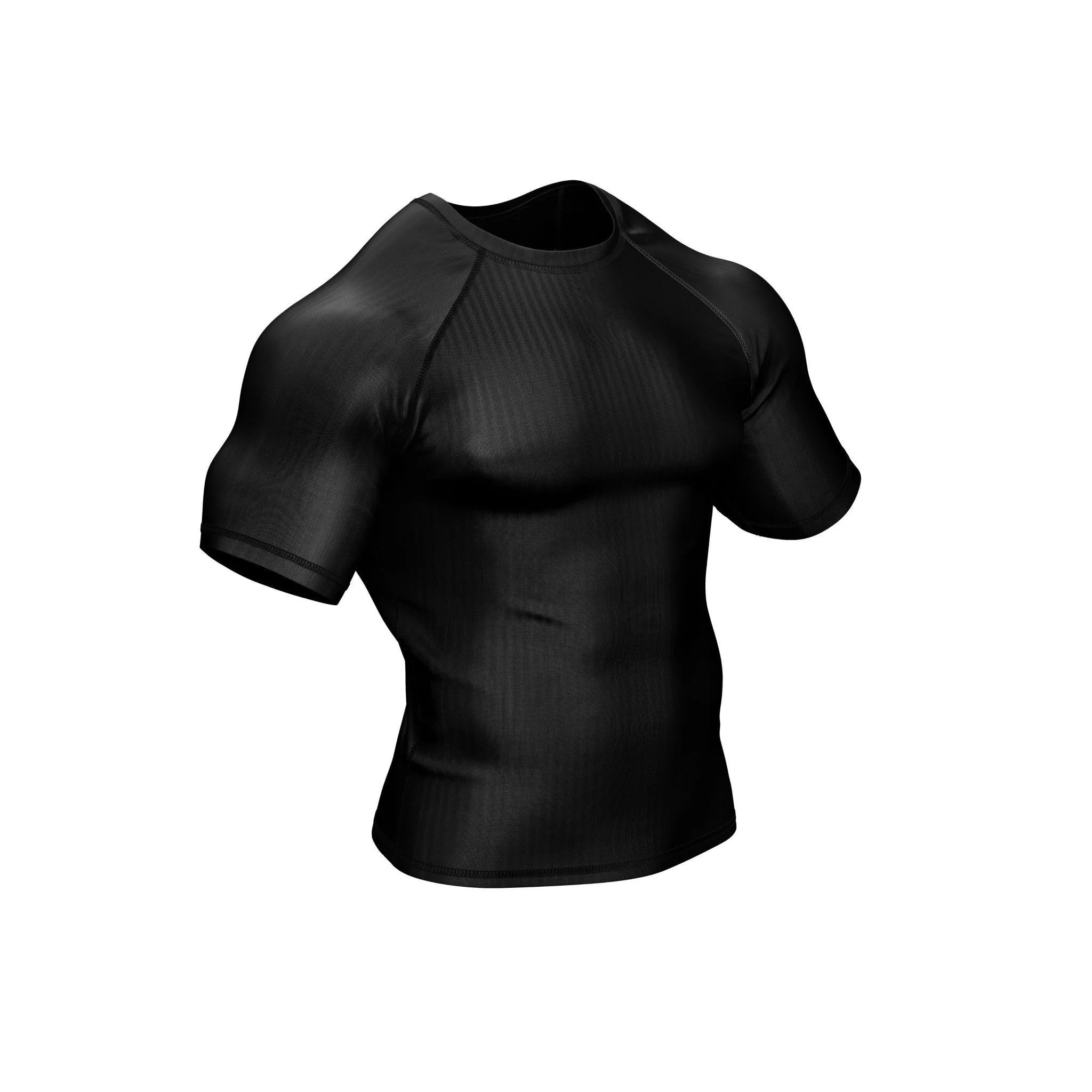 Black with Black Sleeves Ranked Rashguard - Image 5