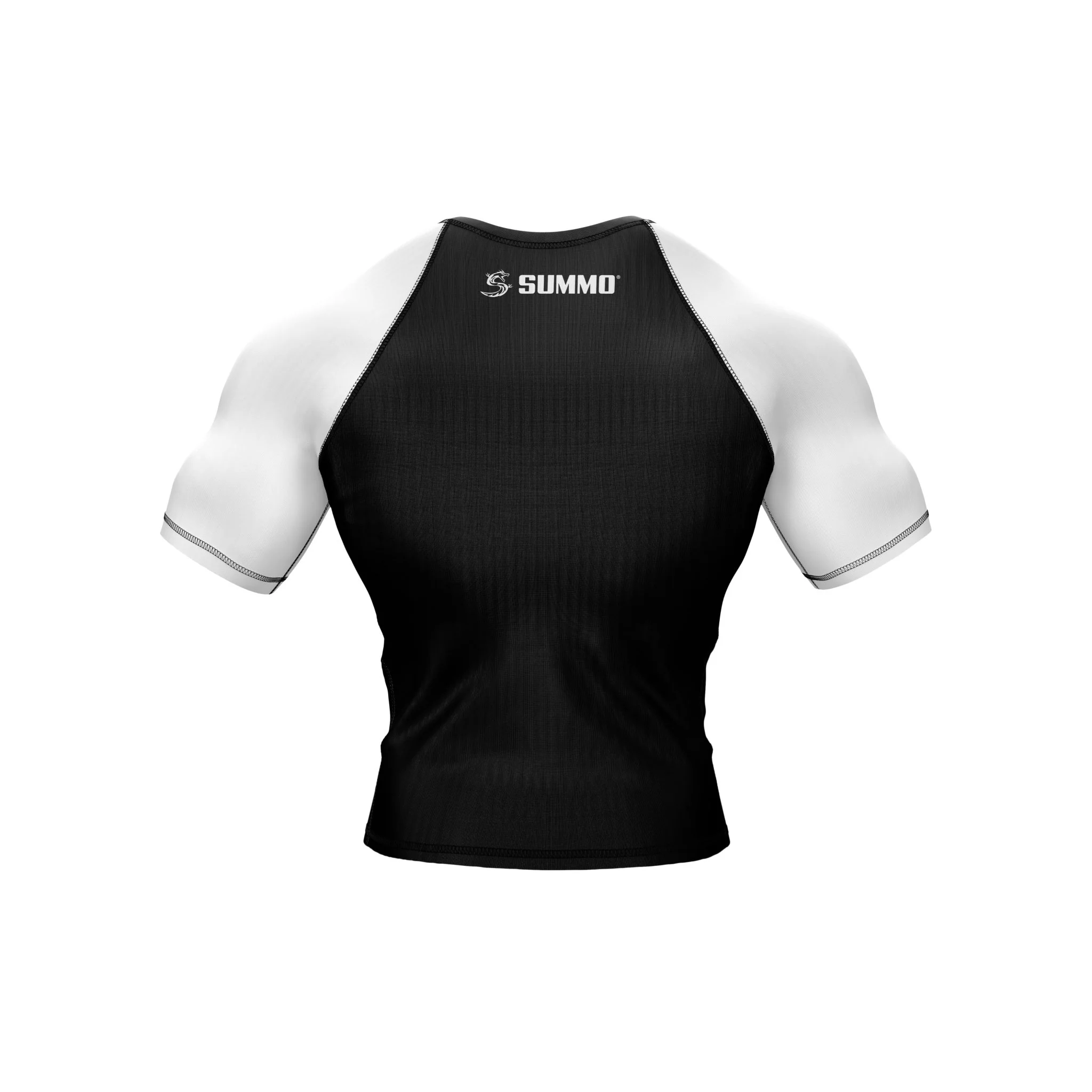 Black with White Sleeves Ranked Rashguard - Image 5