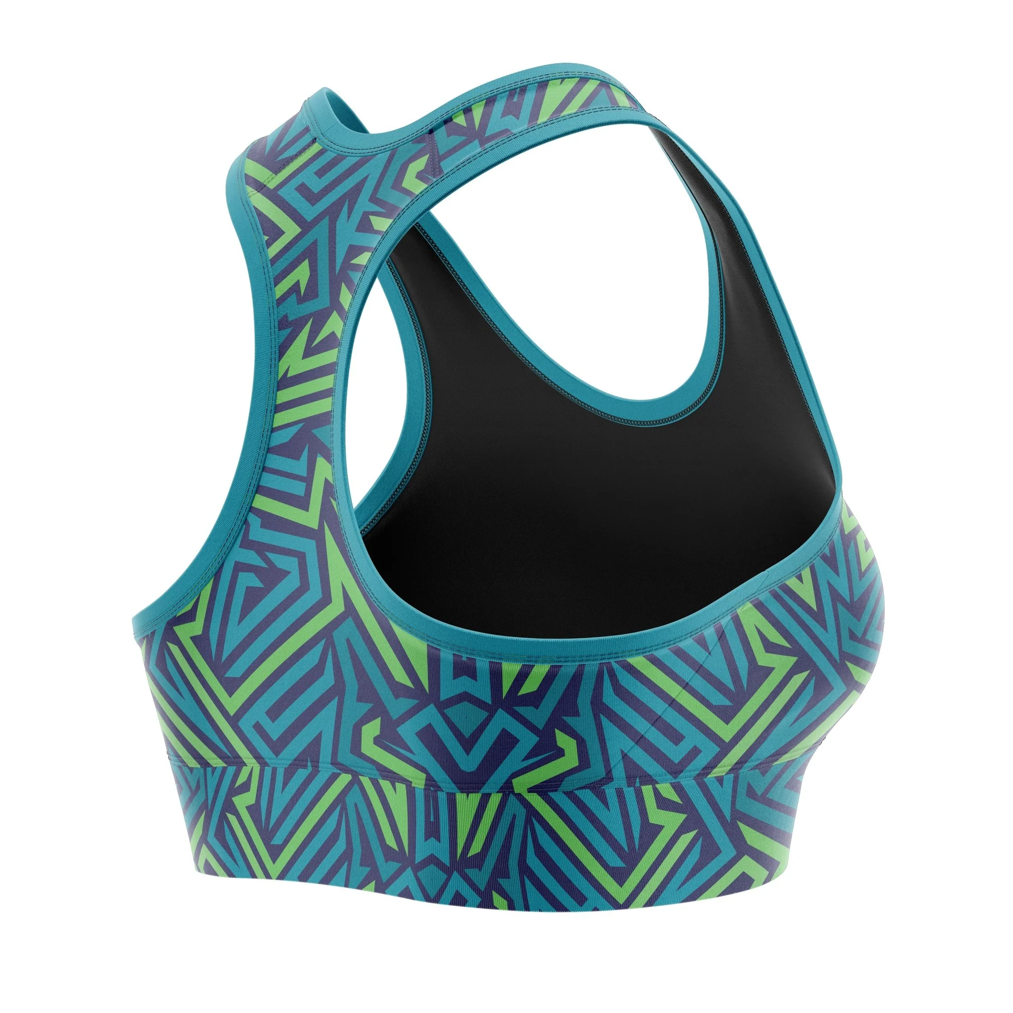 Color Maze Women Sports Bra - Image 4