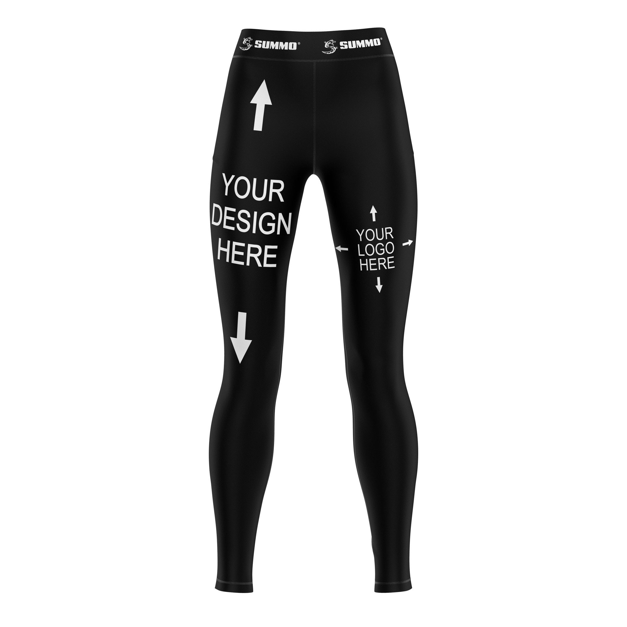 Custom Black Compression Pants - Image 4