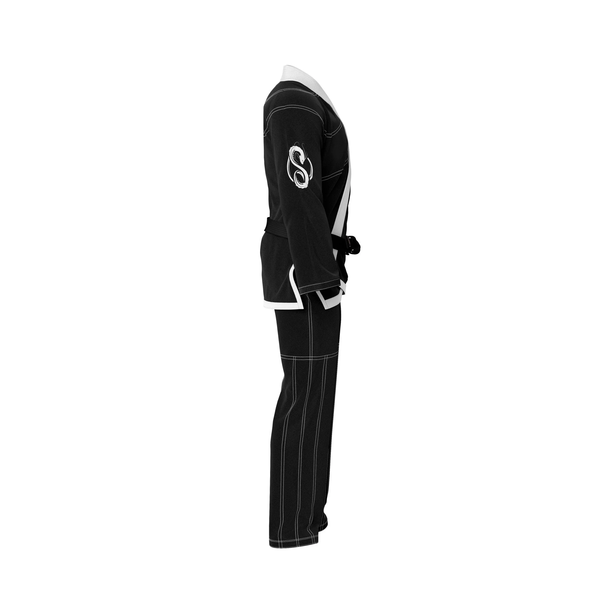 Corso Black Brazilian Jiu Jitsu GI (BJJ GI) - Image 7