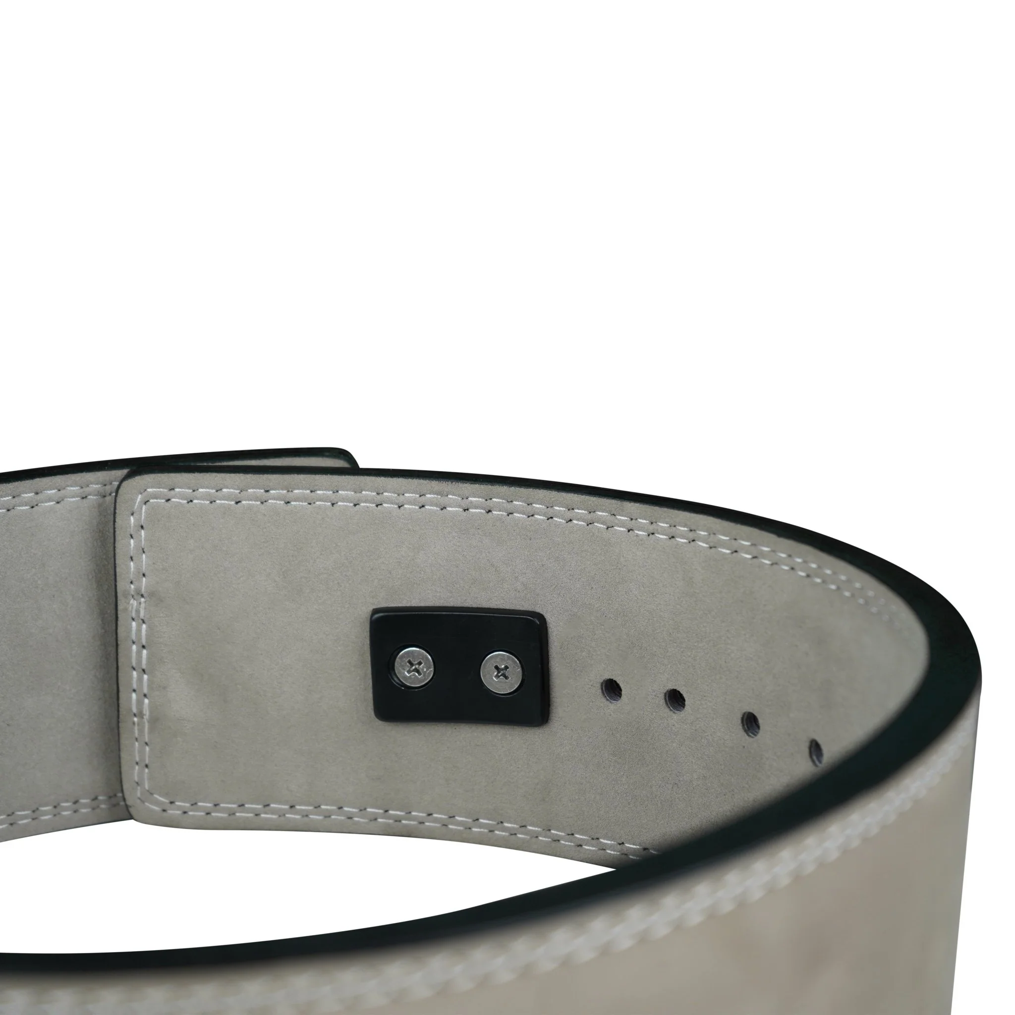Desert Sand Leather Weight Lifting Belt - Image 5