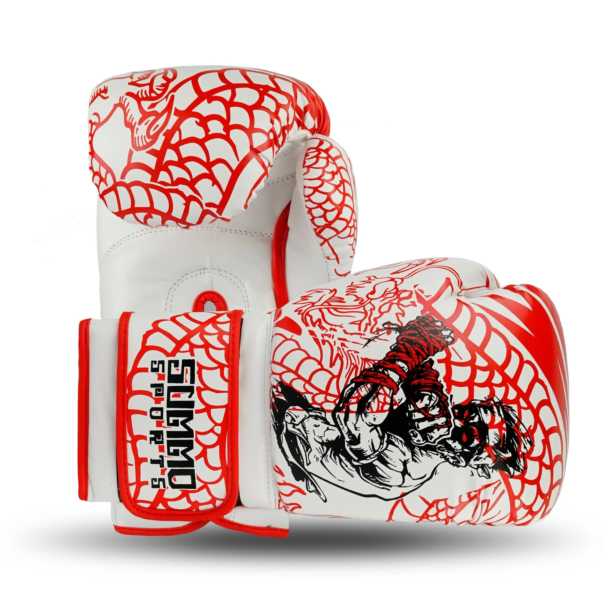 Dragon Fist PU Leather Boxing Gloves - Image 5