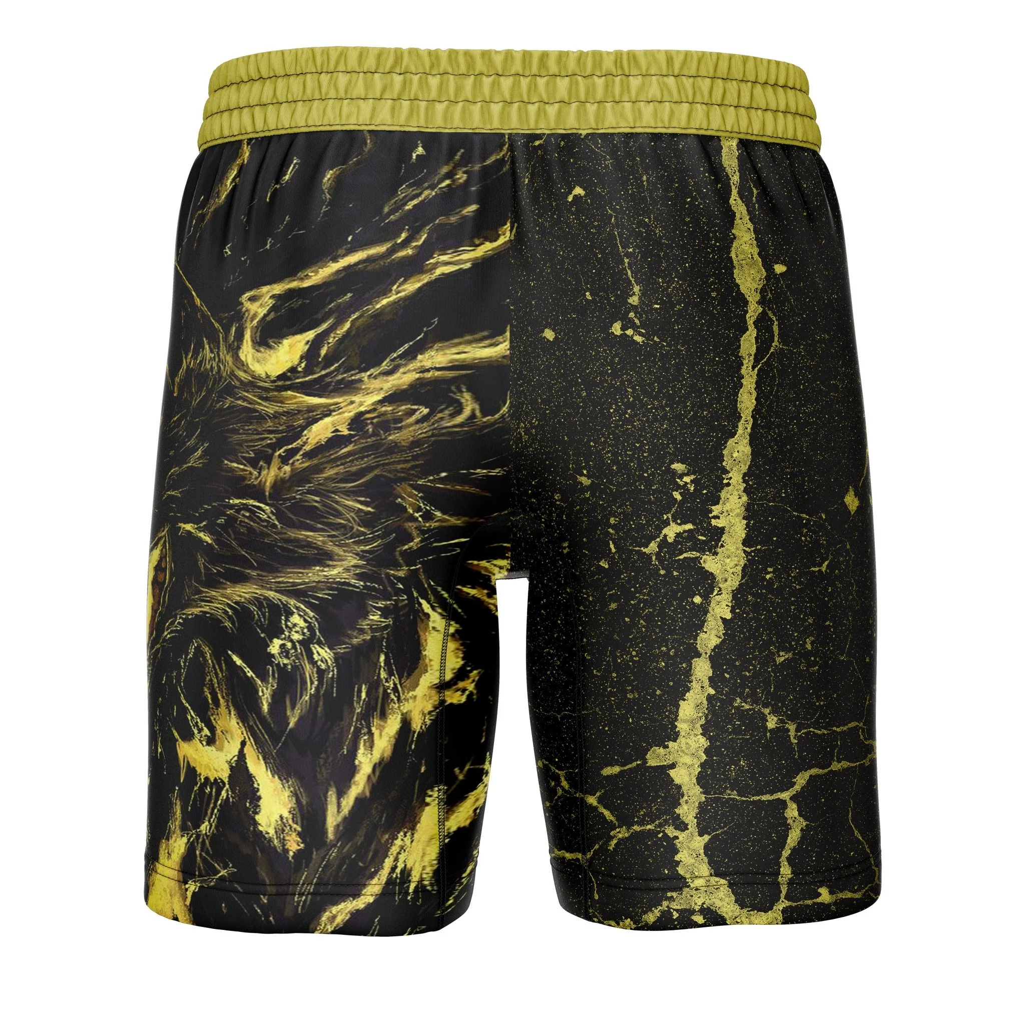 Fiery Wolf Men's Training Shorts - Image 3