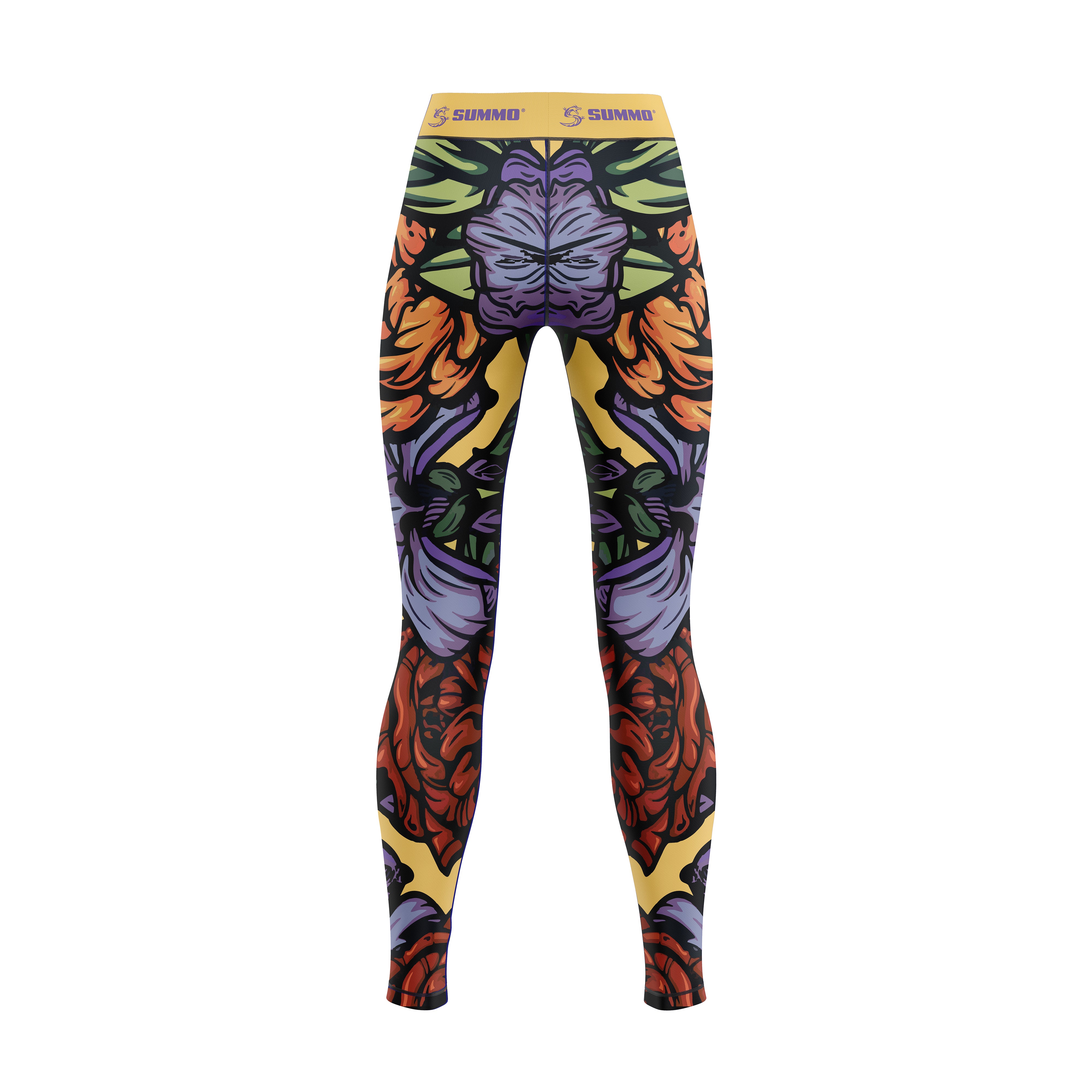 Floral Compression Pants For Women - Image 3