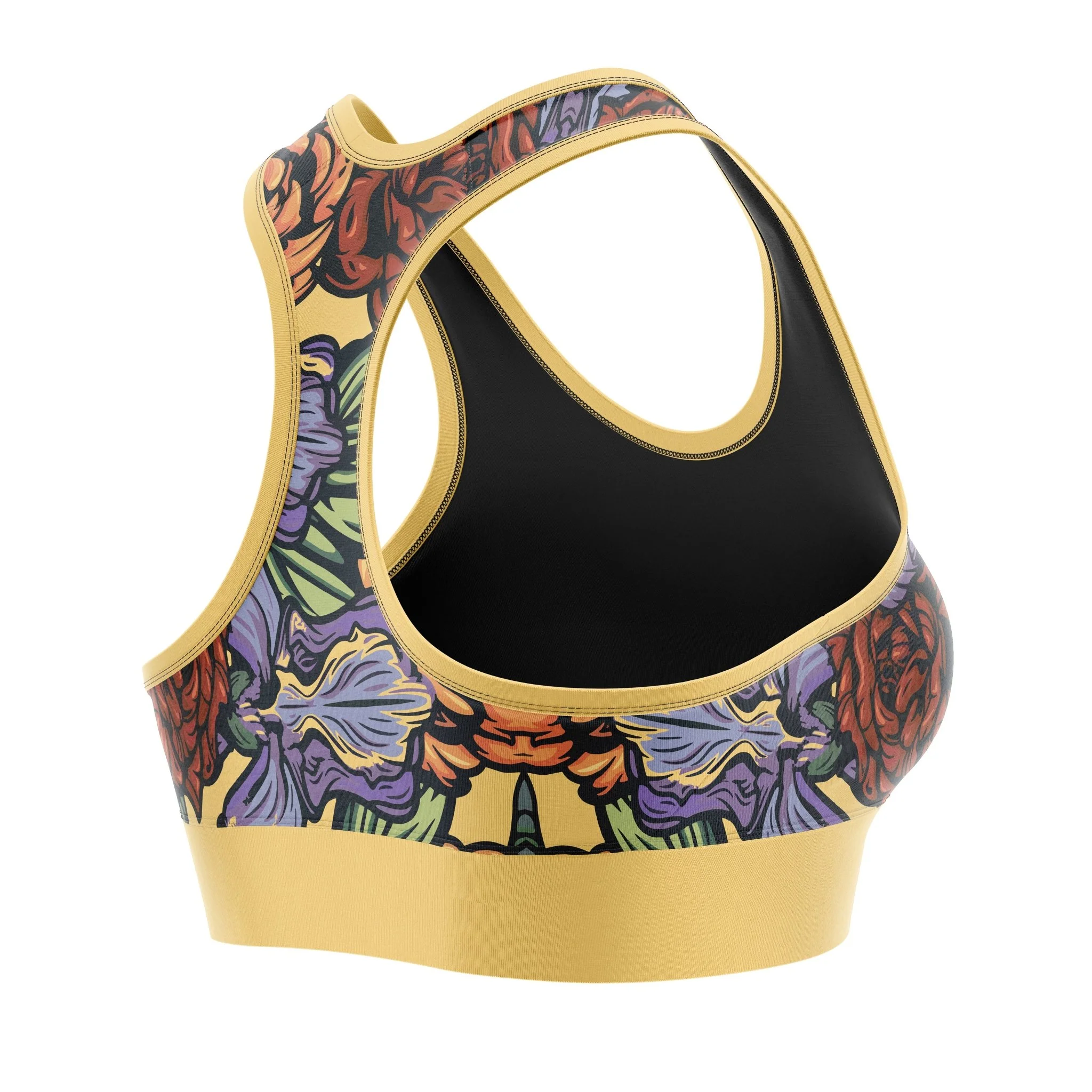 Floral Women Sports Bra - Image 3