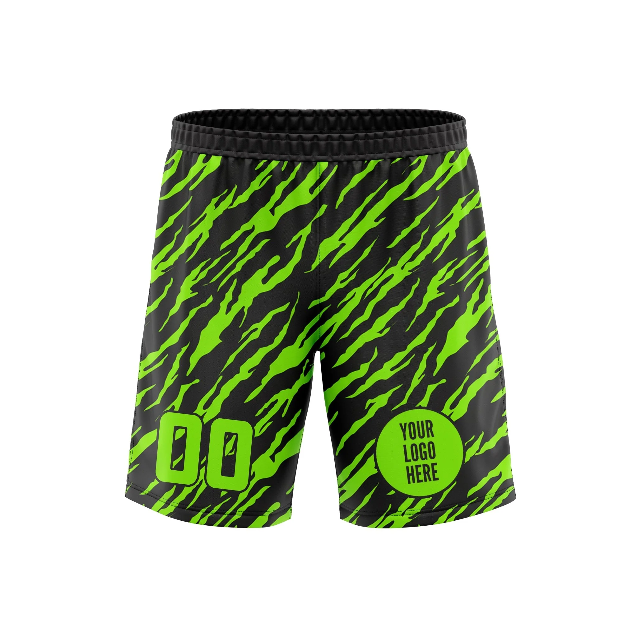 Green Striker Custom Soccer Uniform - Image 4