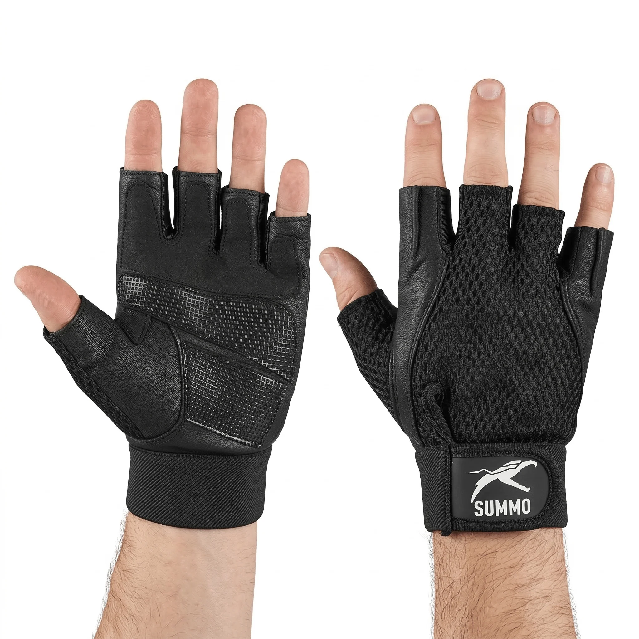 Maximus Black Weightlifting Gym Gloves - Image 5