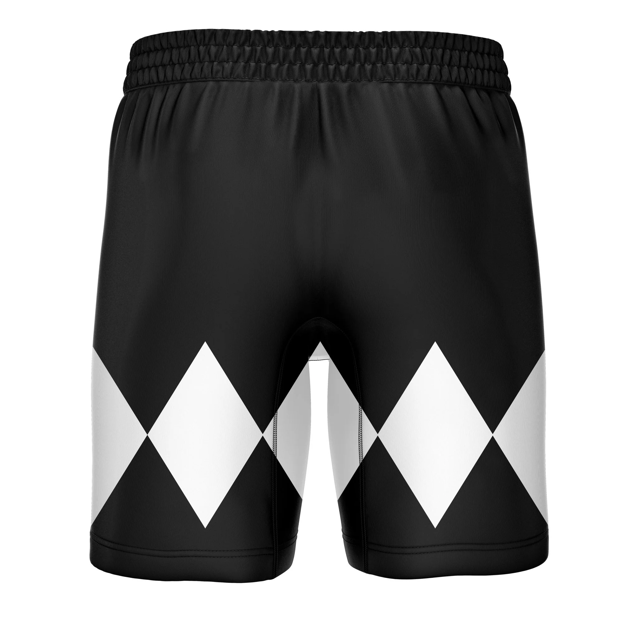 Mighty Morphin Grappler – Black Men’s Training Shorts - Image 3