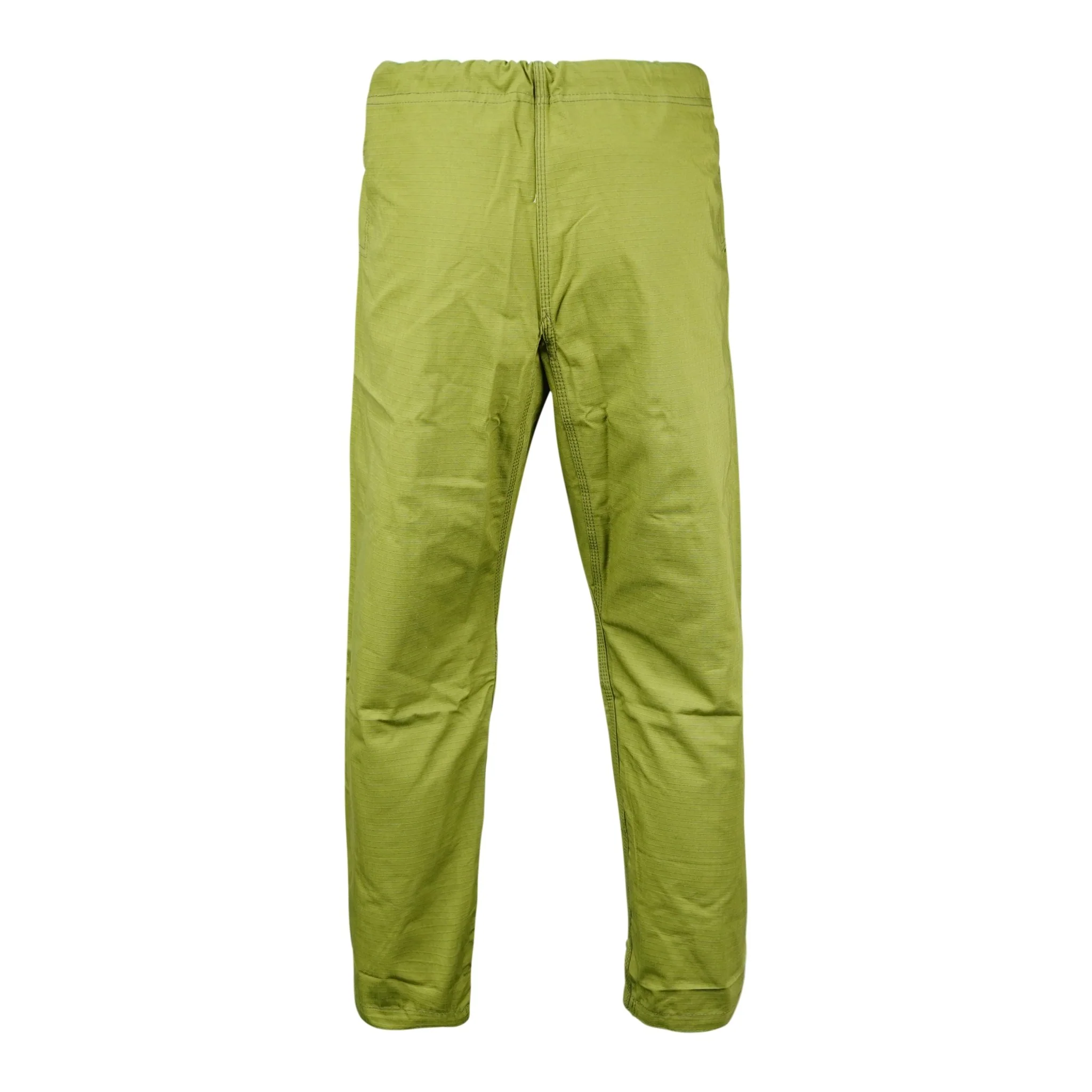 Plain Olive Brazilian Jiu Jitsu Gi Pants - Image 3