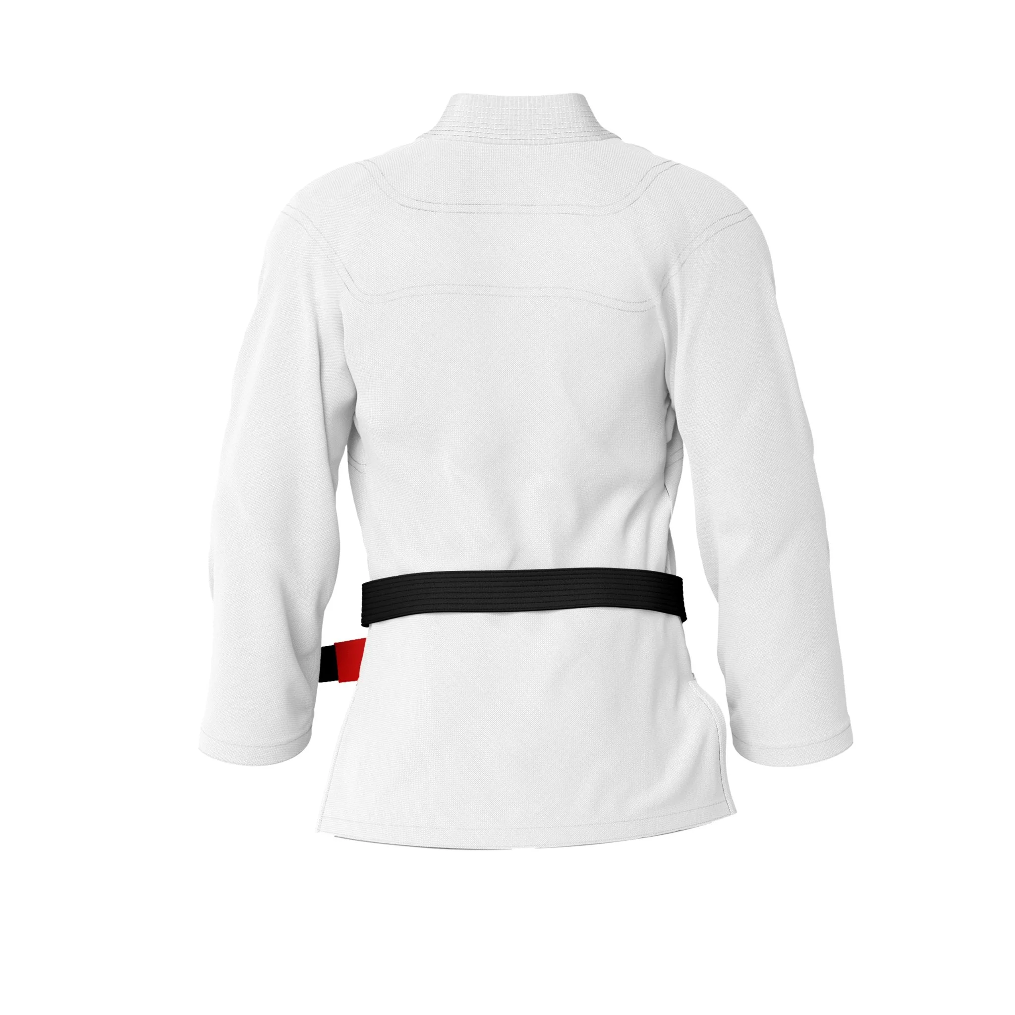 Plain White Brazilian Jiu Jitsu Gi Jacket - Image 3