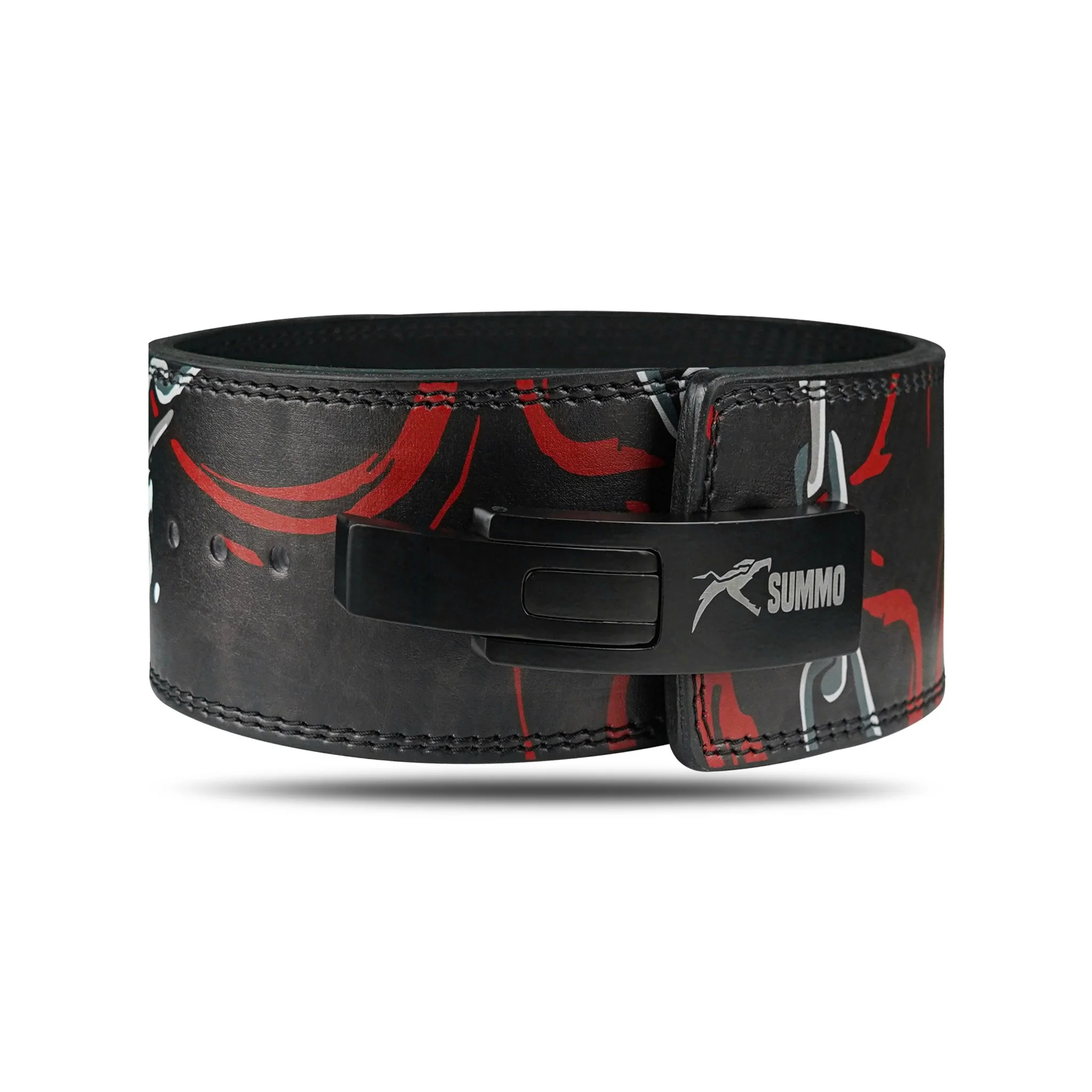 Power Lock Leather Weight Lifting Belt - Image 3