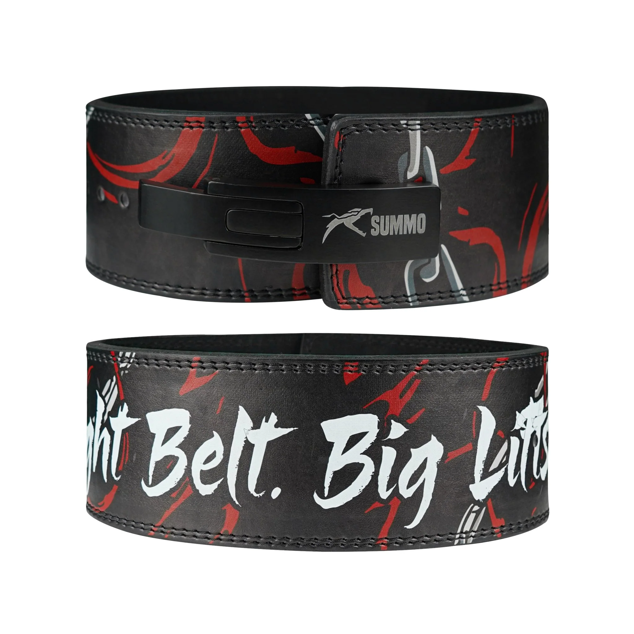 Power Lock Leather Weight Lifting Belt - Image 6
