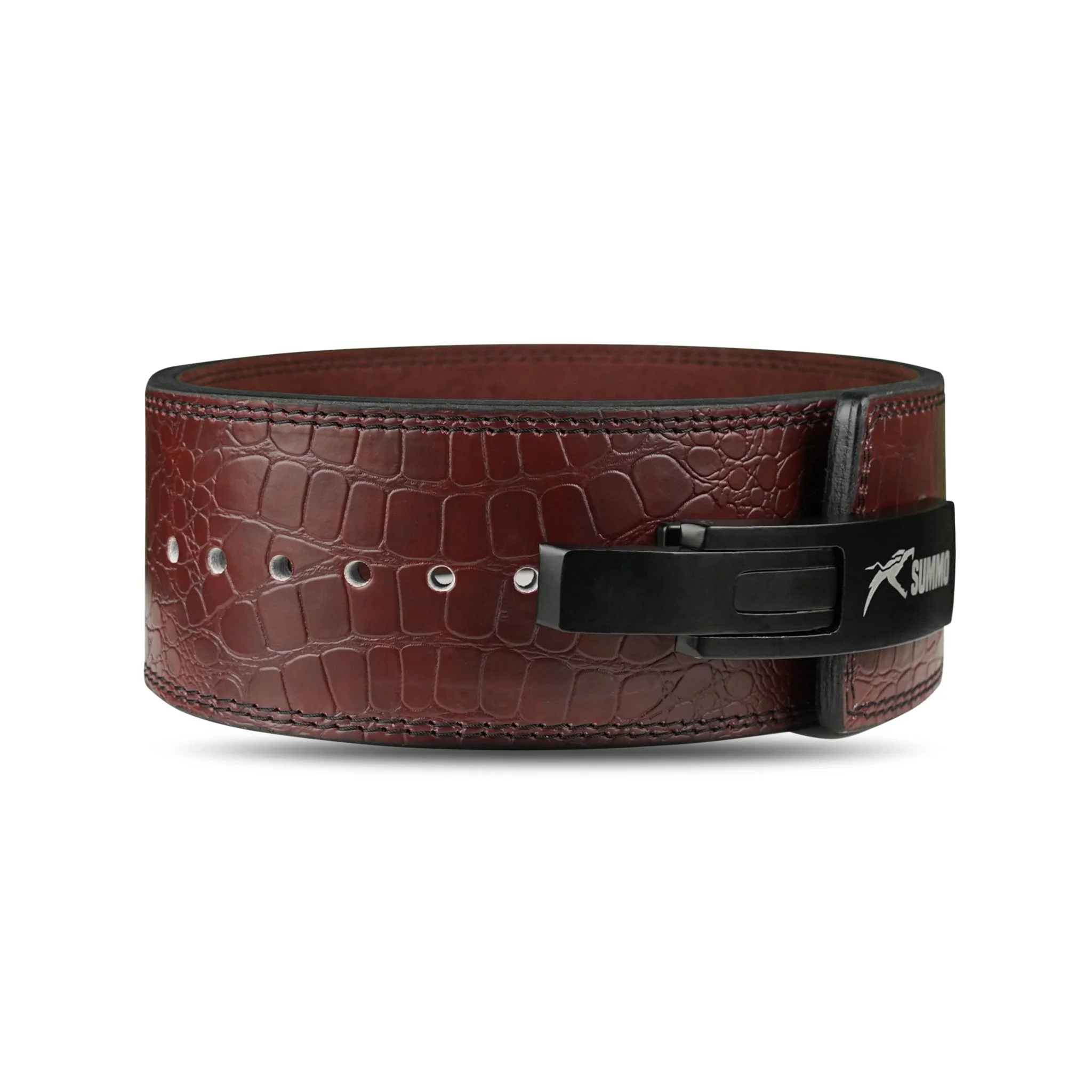 Predator Brown Leather Weight Lifting Belt - Image 3