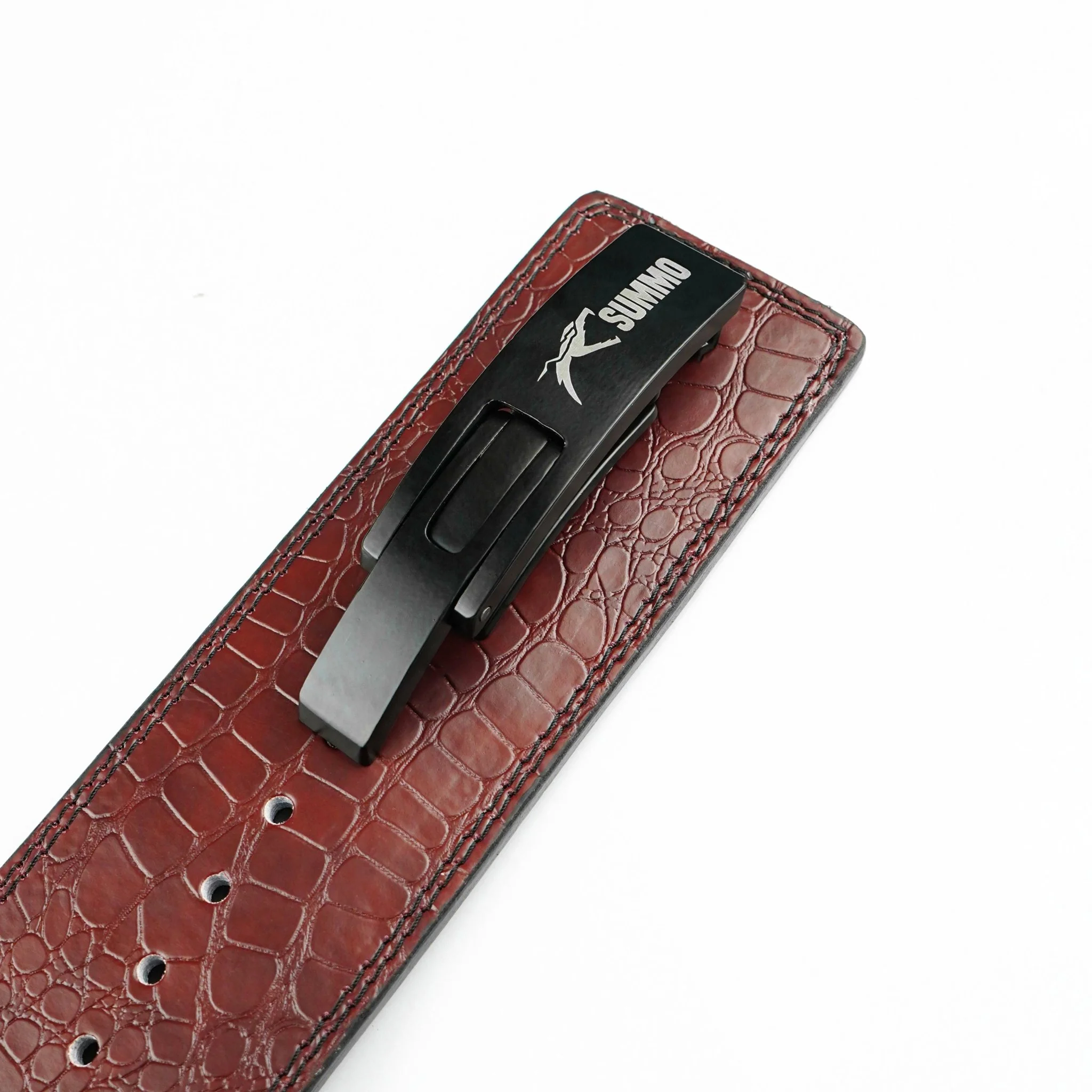 Predator Brown Leather Weight Lifting Belt - Image 4
