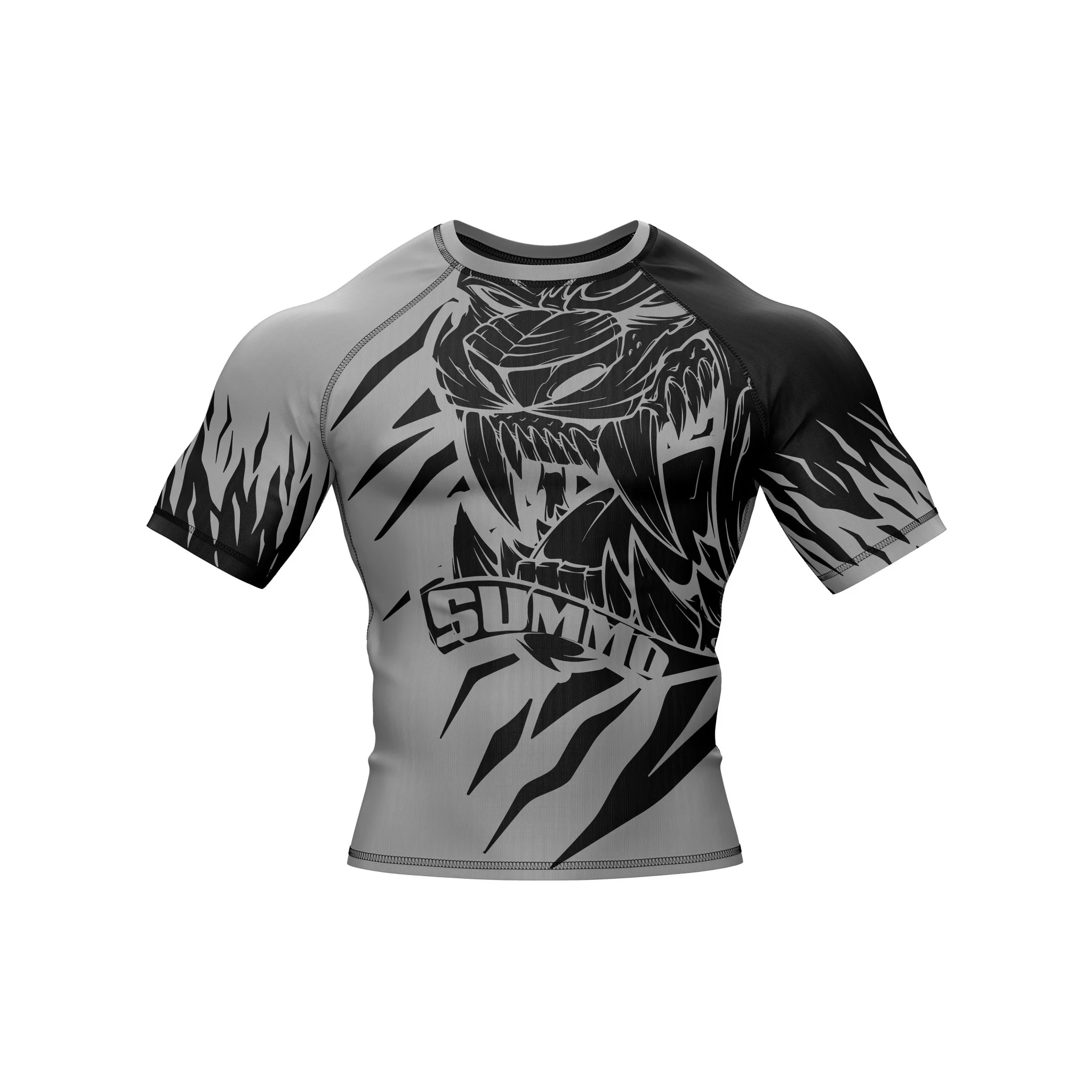 Predator Ranked Black Premium Bjj Rash Guard For Men/Women - Image 4