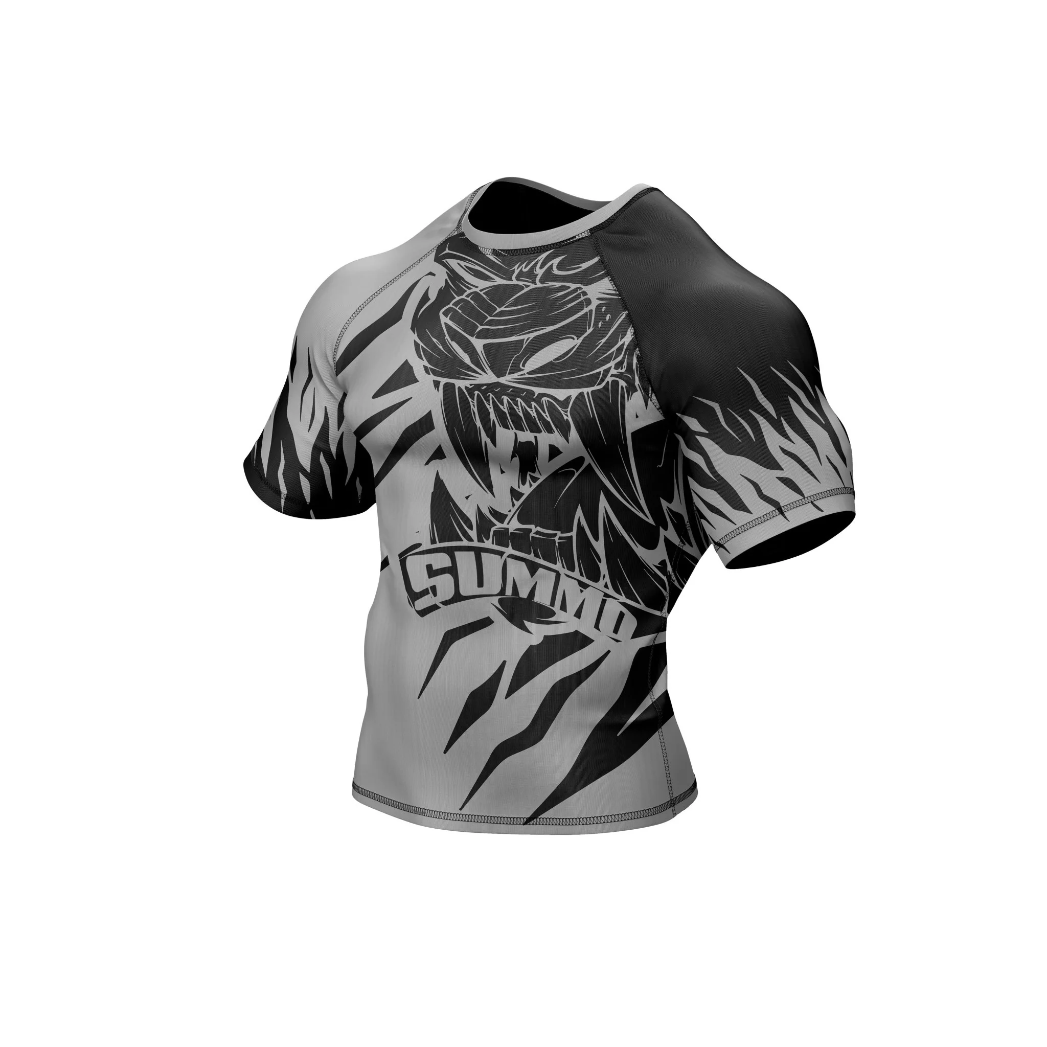 Predator Ranked Black Premium Bjj Rash Guard For Men/Women - Image 5
