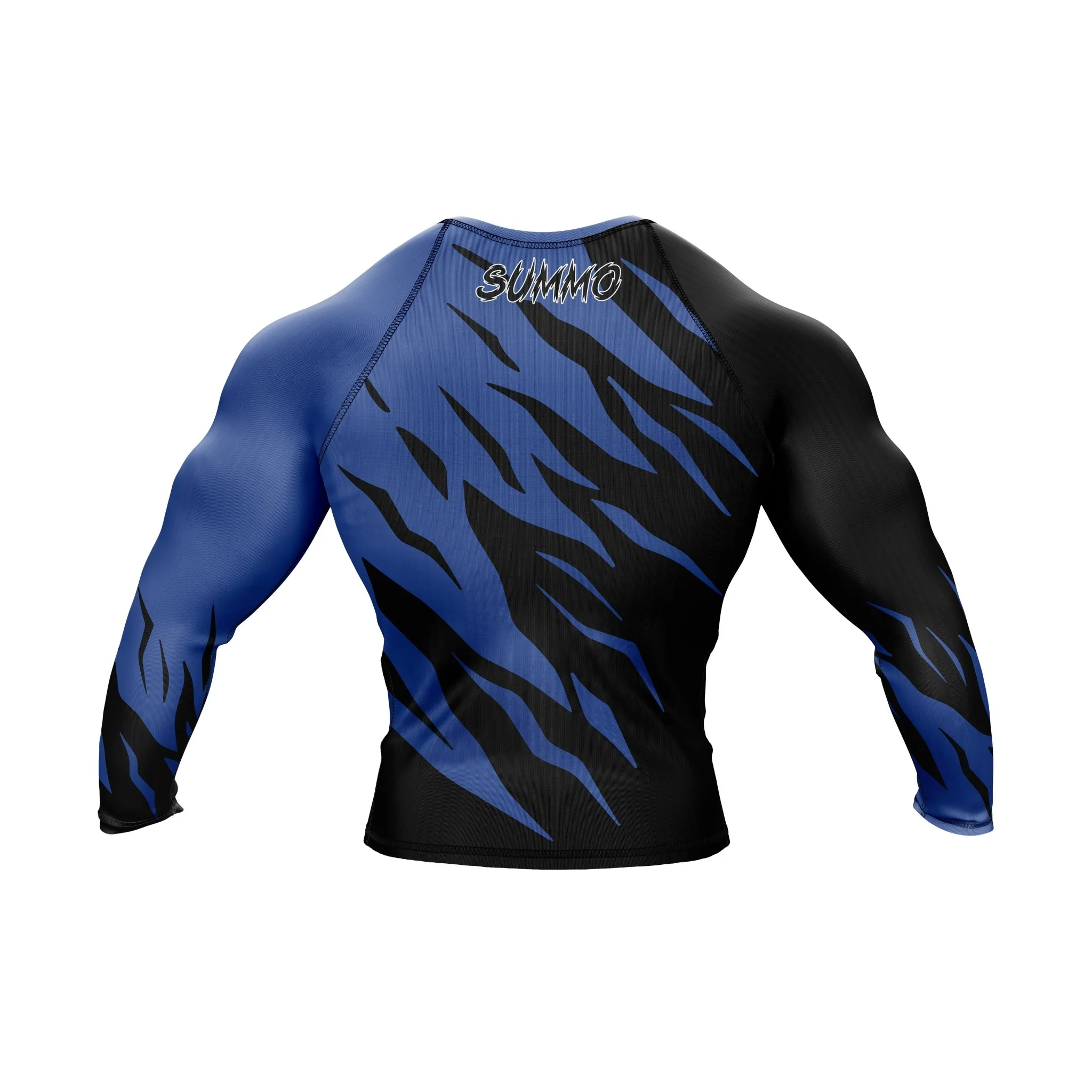 Predator Ranked Blue Premium Bjj Rash Guard For Men/Women - Image 3