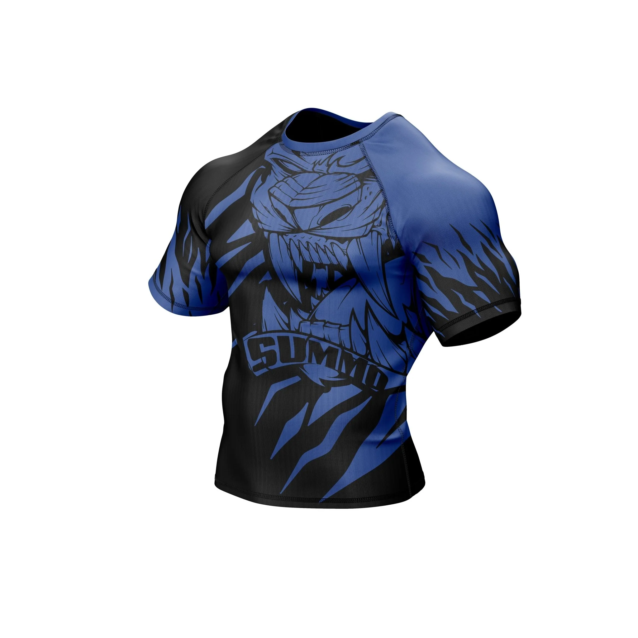 Predator Ranked Blue Premium Bjj Rash Guard For Men/Women - Image 5