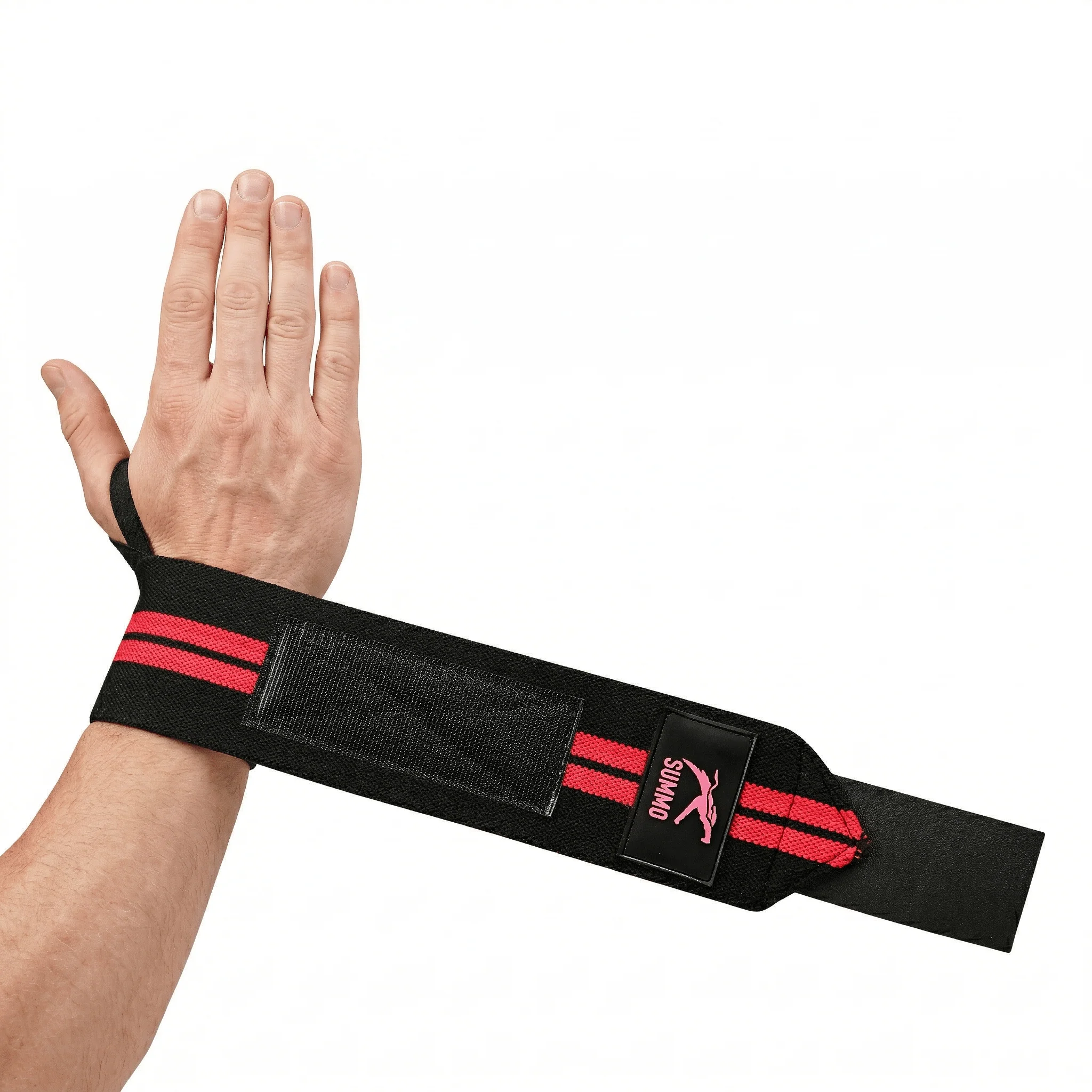 Pro Powerlifting Wrist Wraps with Thumb Loop - Image 14
