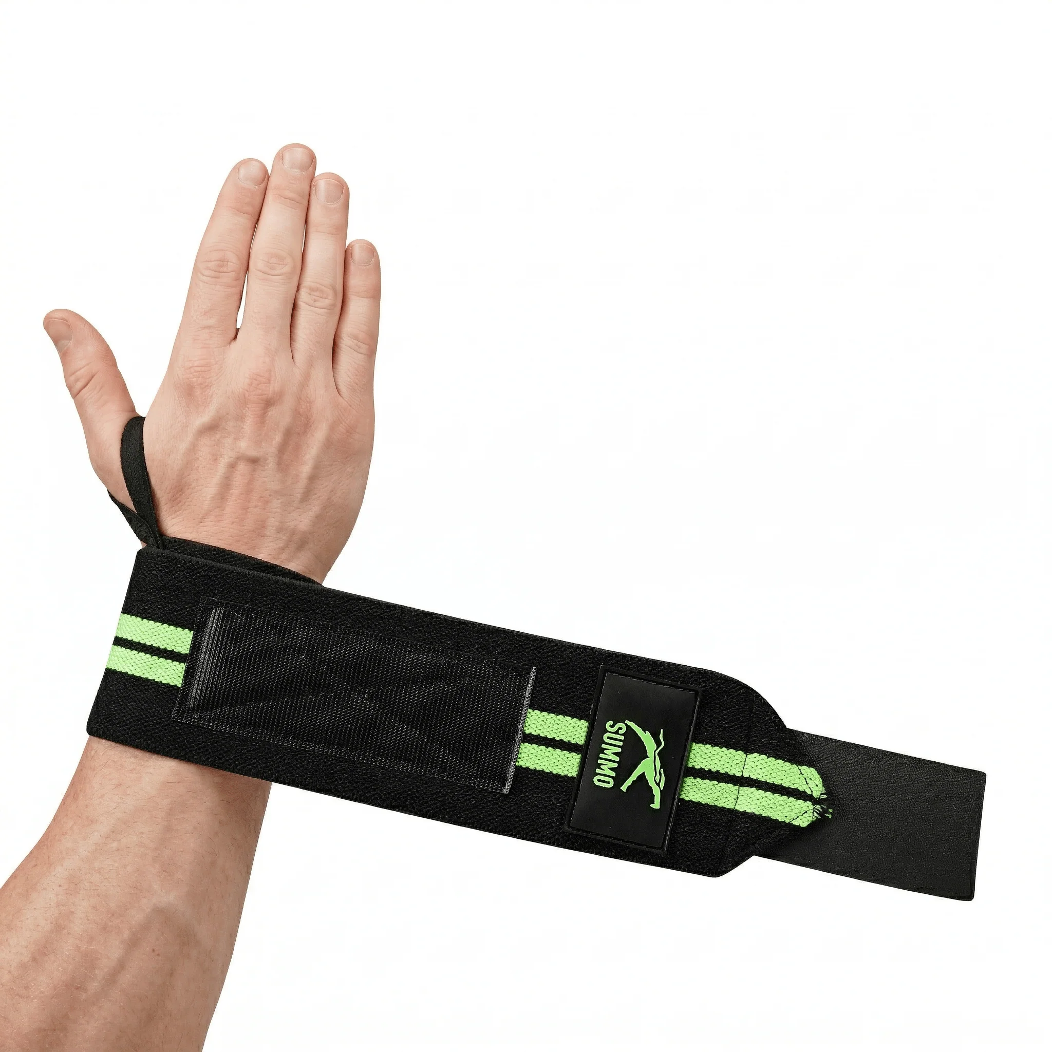 Pro Powerlifting Wrist Wraps with Thumb Loop - Image 4