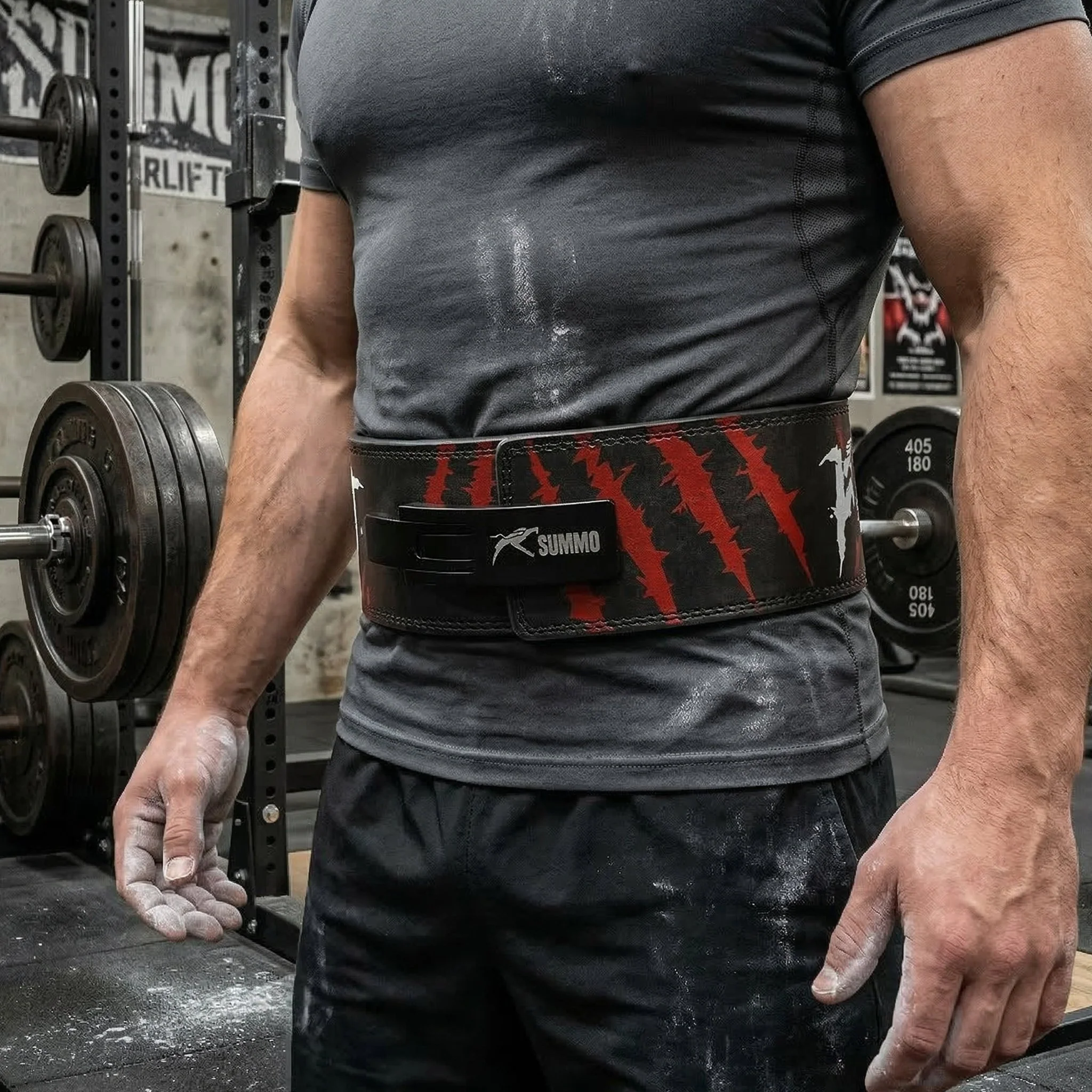 Carnage Power Leather Weight Lifting Belt - Image 7