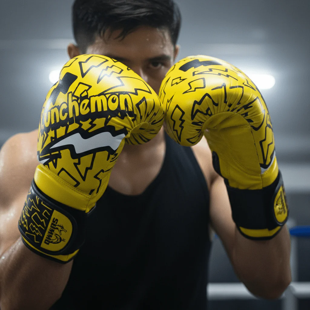 Punchemon PU Leather Boxing Gloves - Image 7