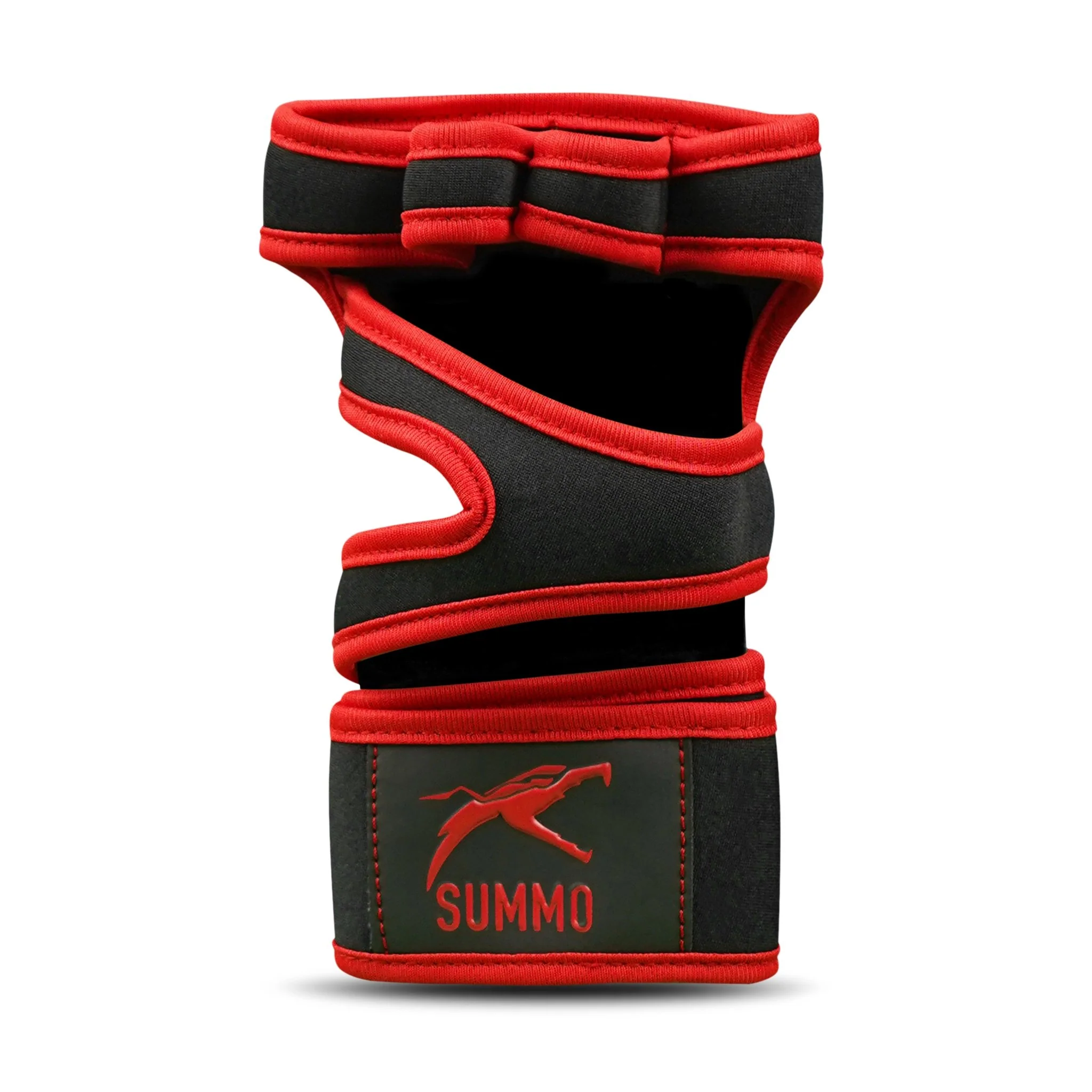 Red Hex-Traction Weightlifting Grips - Image 3