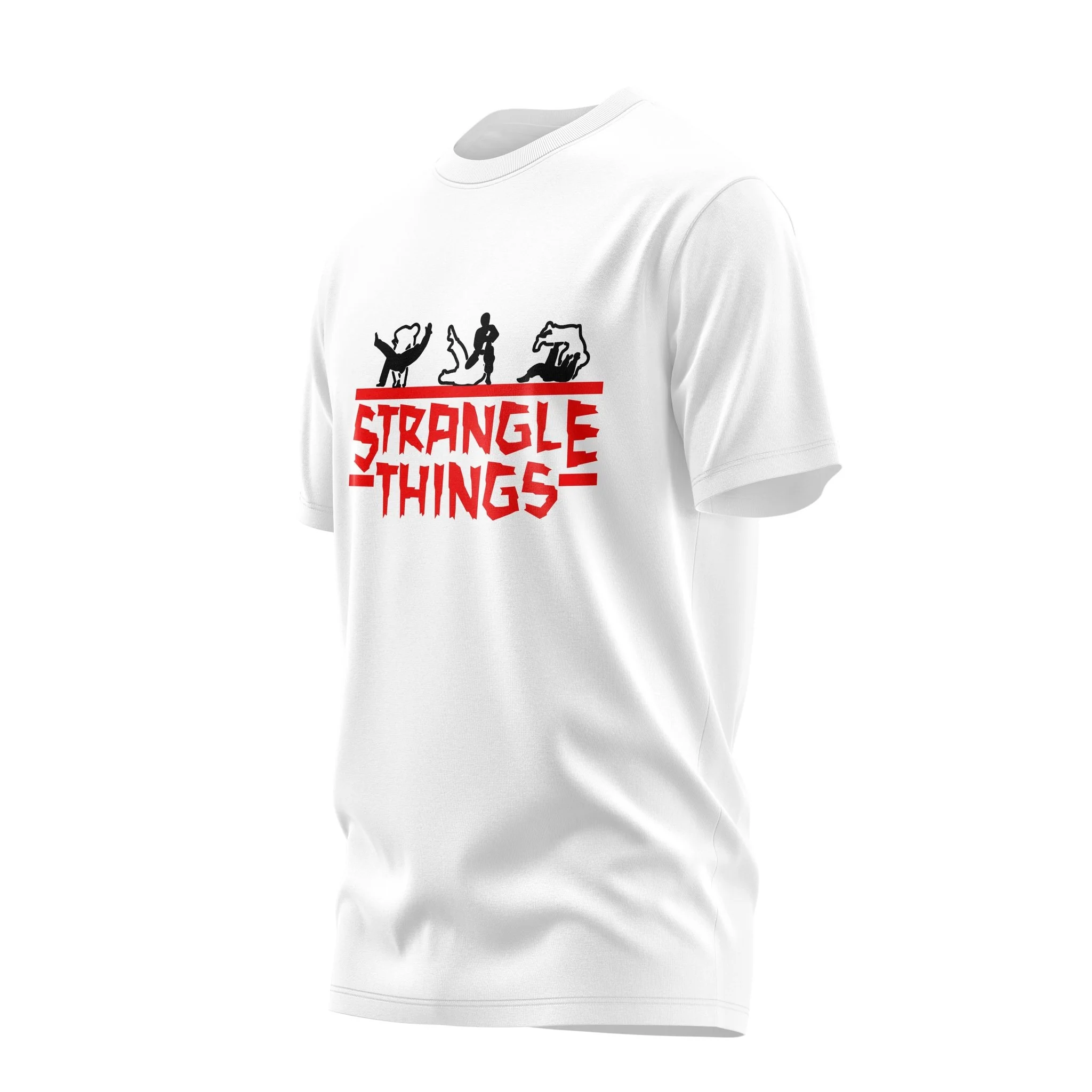 Strangle Things Combat Cotton Tee for Men/Women - Image 5