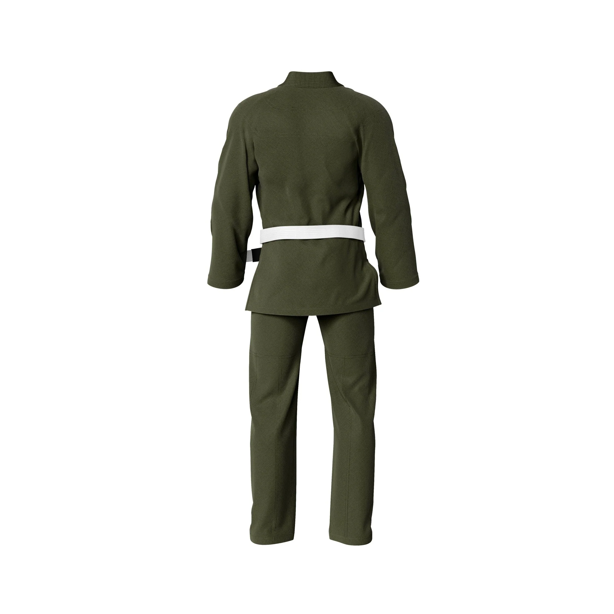 Summo Basic Military Green Brazilian Jiu Jitsu GI (BJJ GI) - Image 3