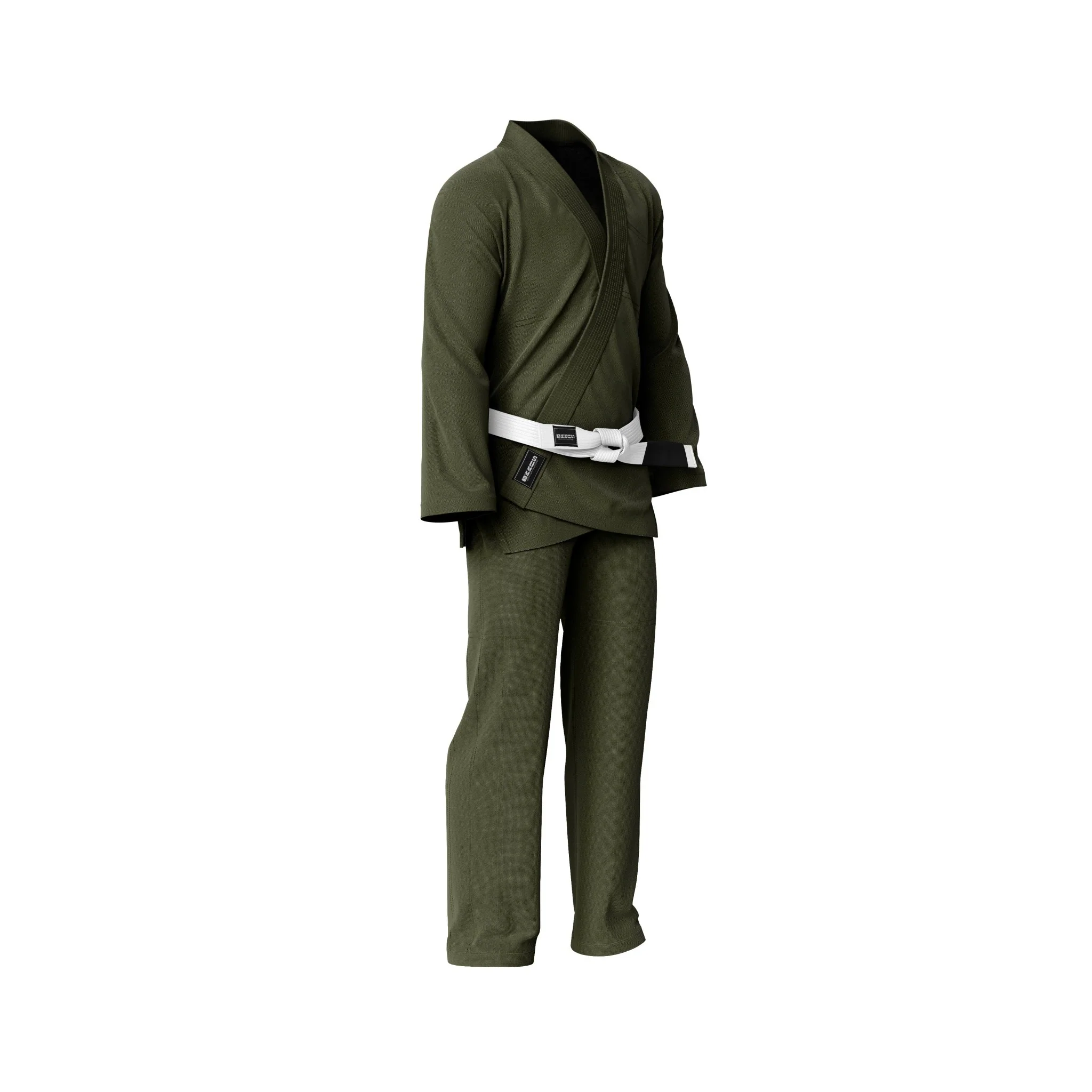 Summo Basic Military Green Brazilian Jiu Jitsu GI (BJJ GI) - Image 4