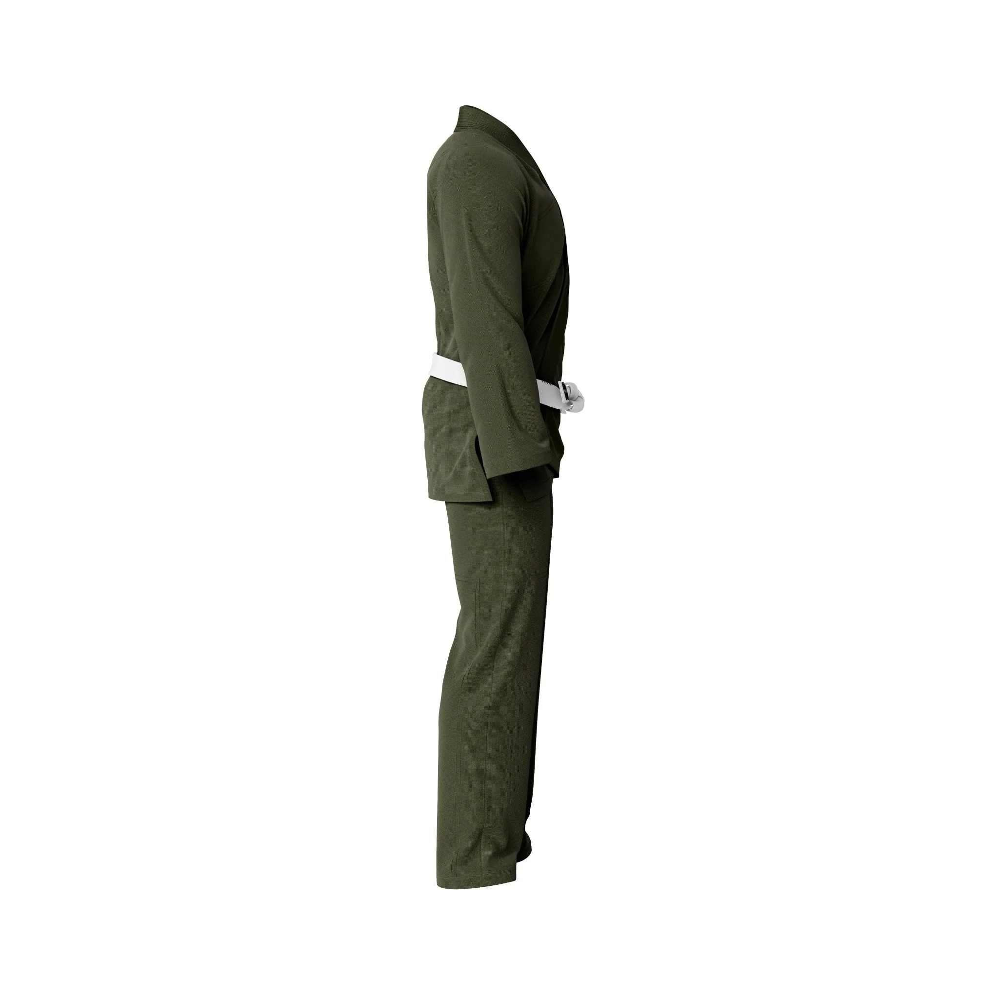 Summo Basic Military Green Brazilian Jiu Jitsu GI (BJJ GI) - Image 5
