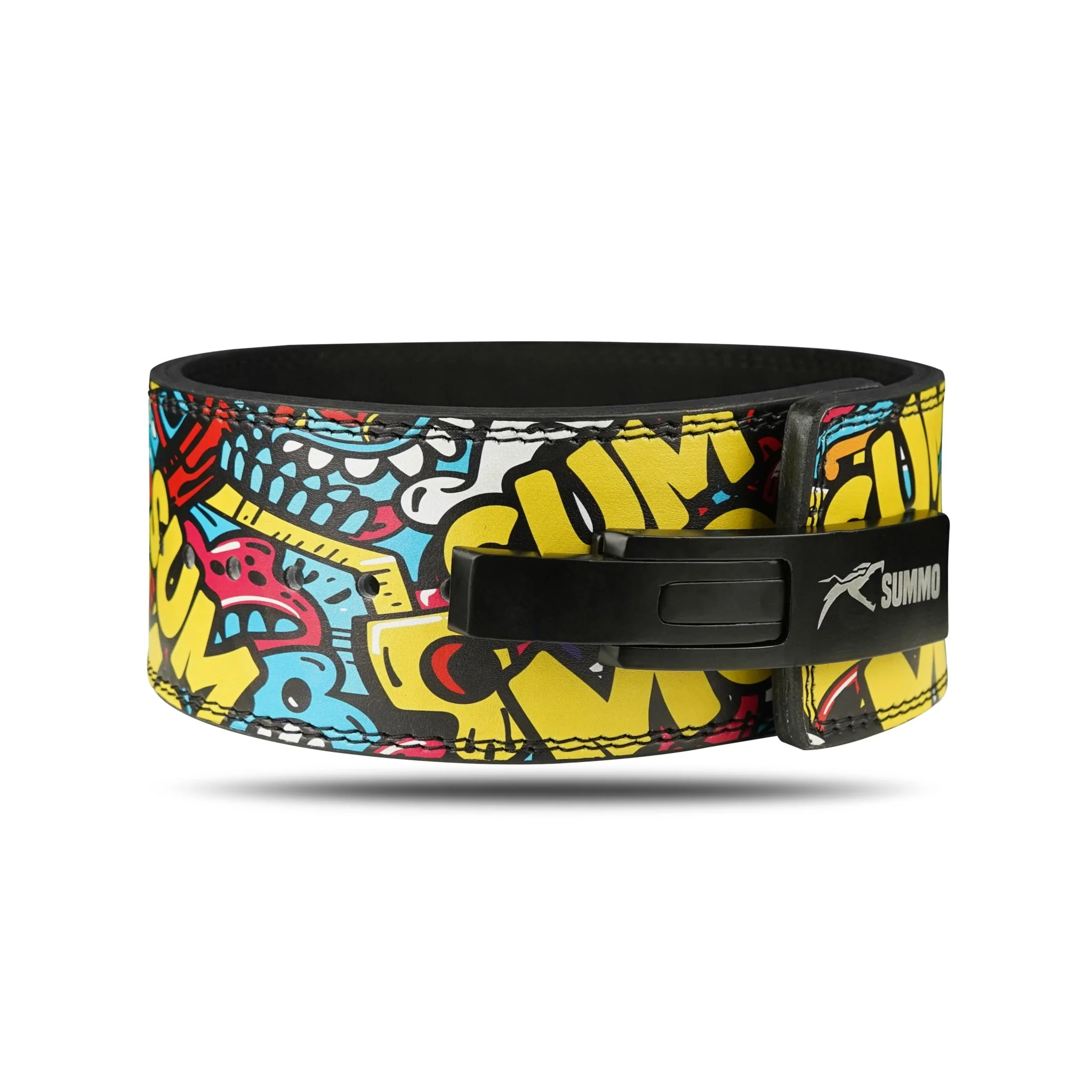 Summo Graffiti Leather Weight Lifting Belt - Image 3