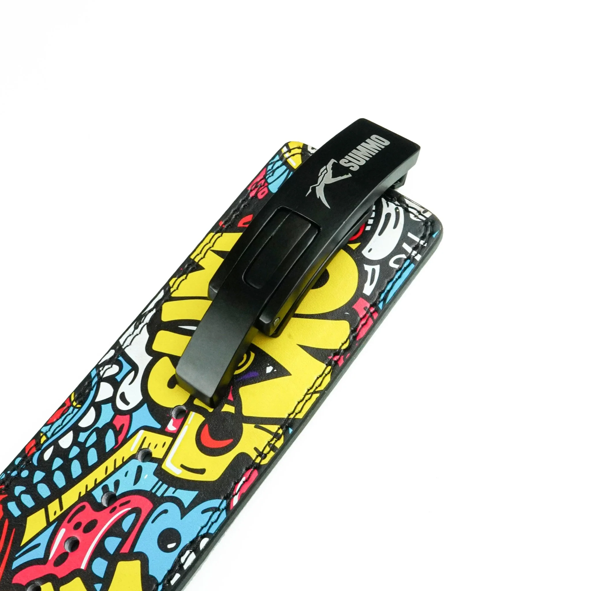 Summo Graffiti Leather Weight Lifting Belt - Image 4