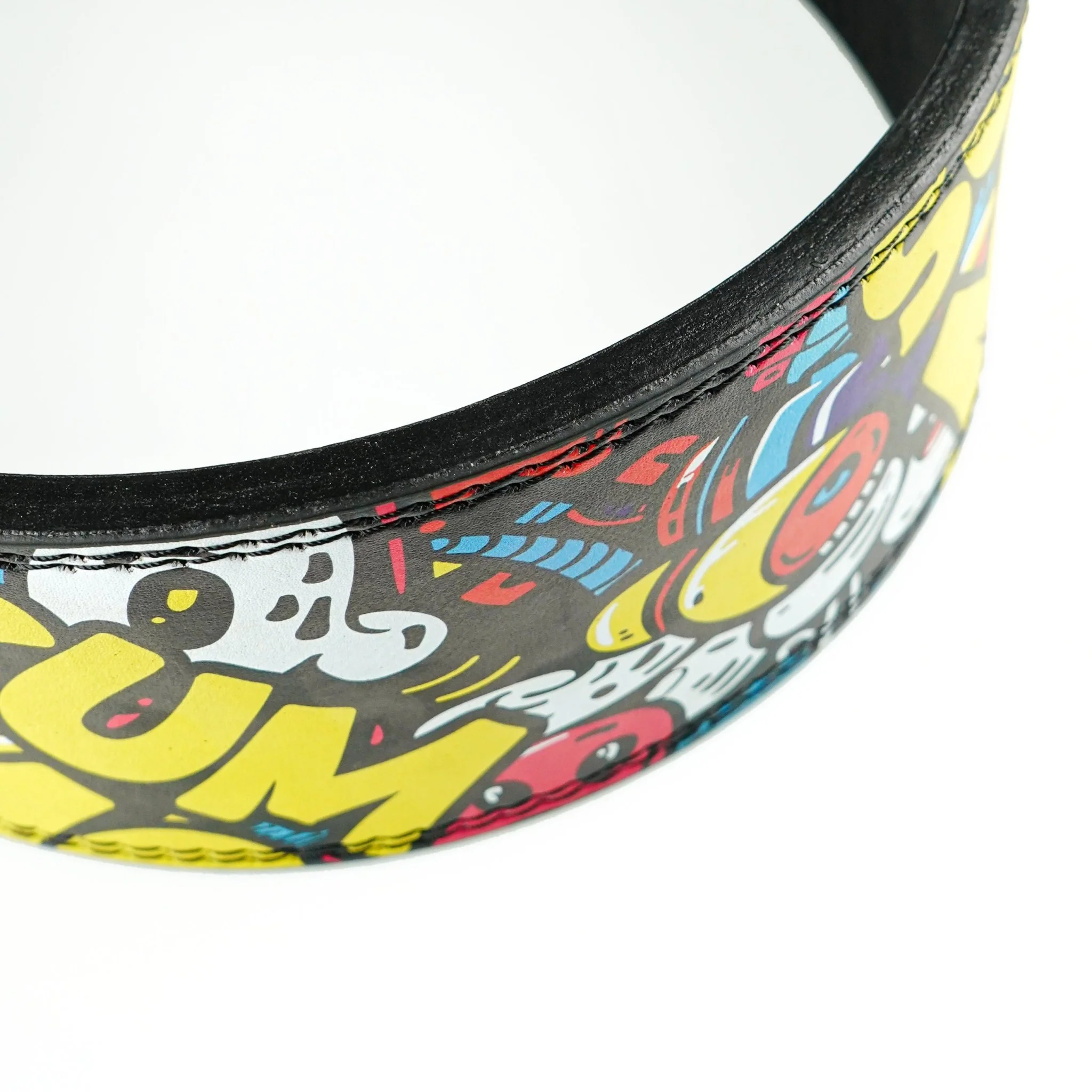 Summo Graffiti Leather Weight Lifting Belt - Image 5