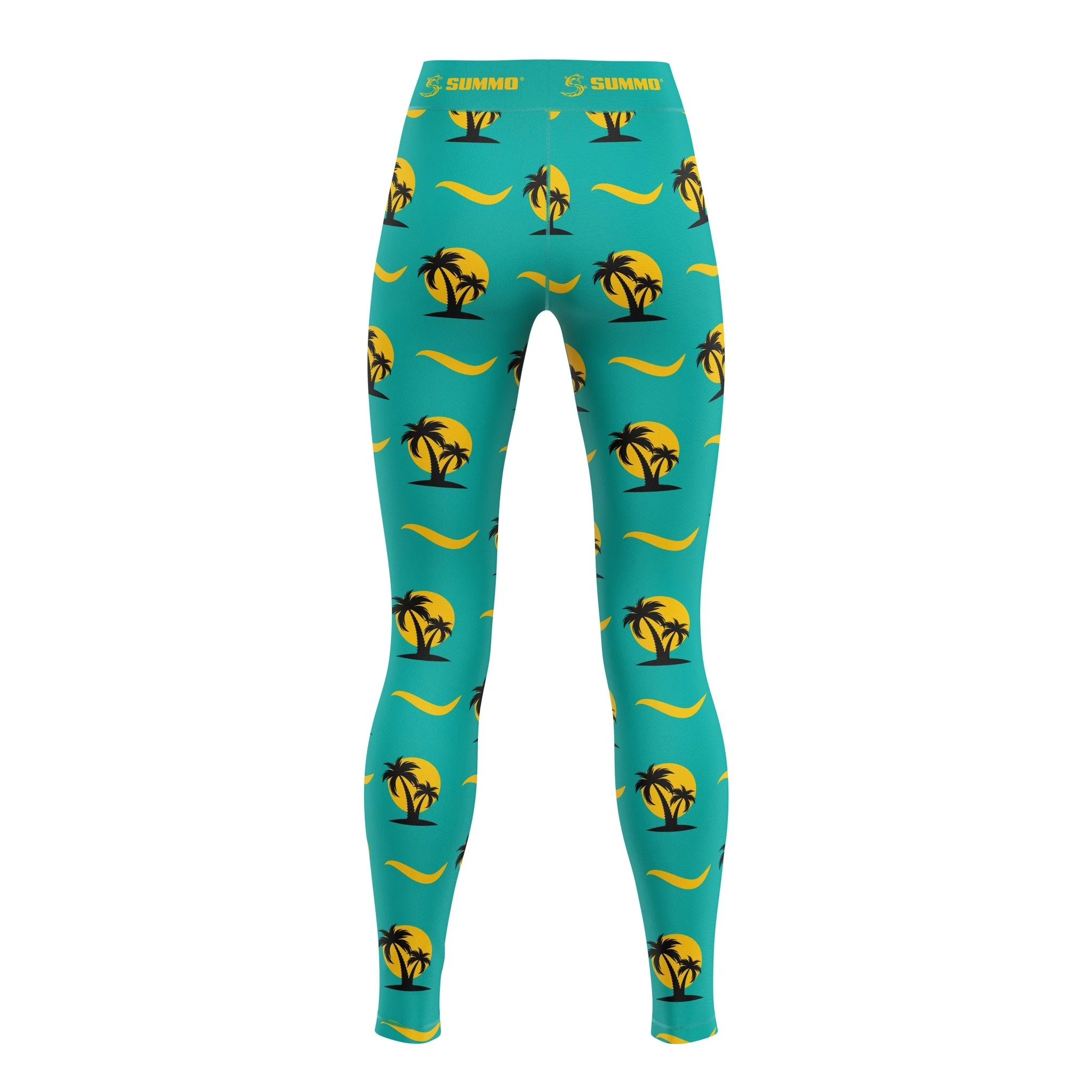 Tropical Compression Pants For Women - Image 3